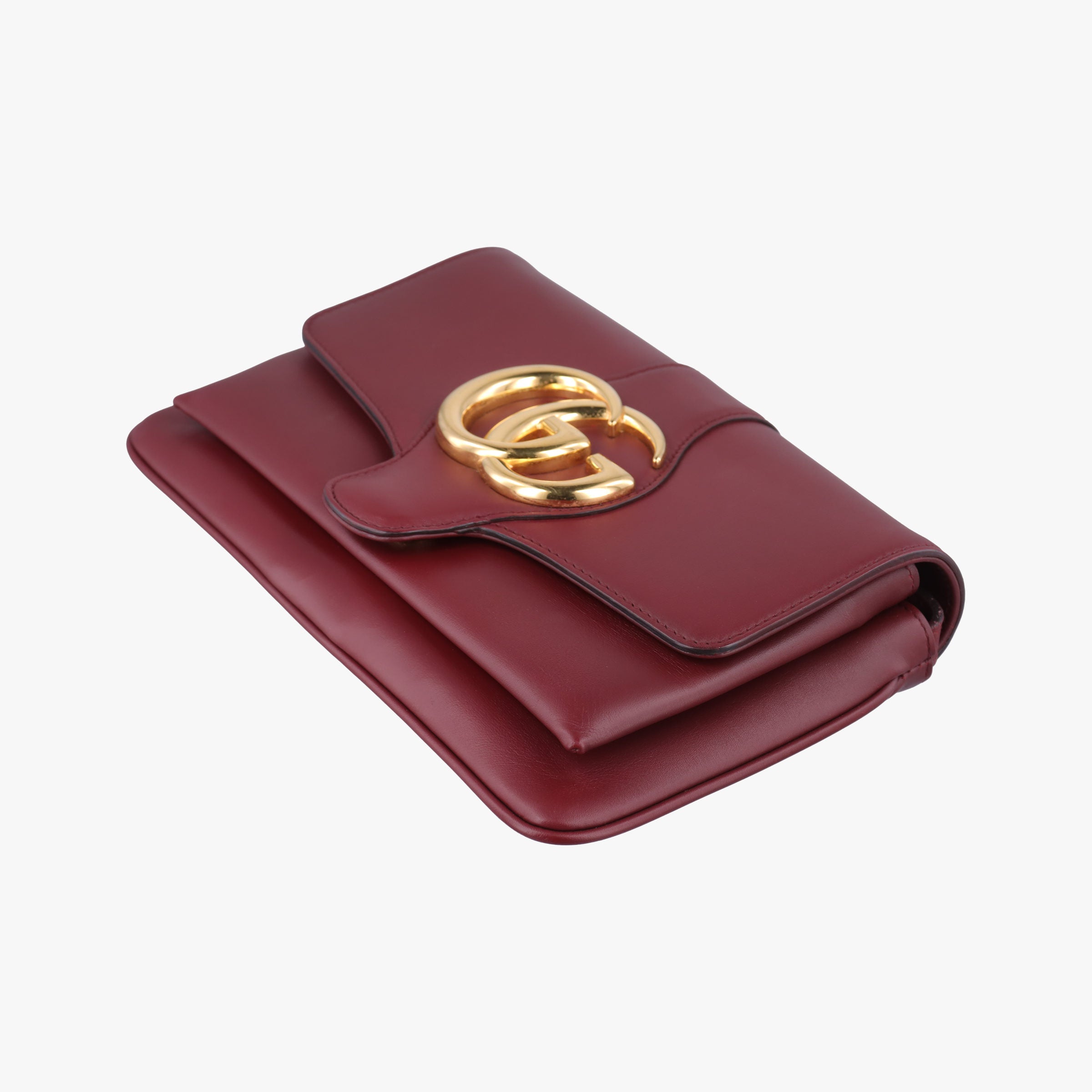 Secondhand Gucci Arli Burgundy Leather 550129 shoulderbag | stylenewstar