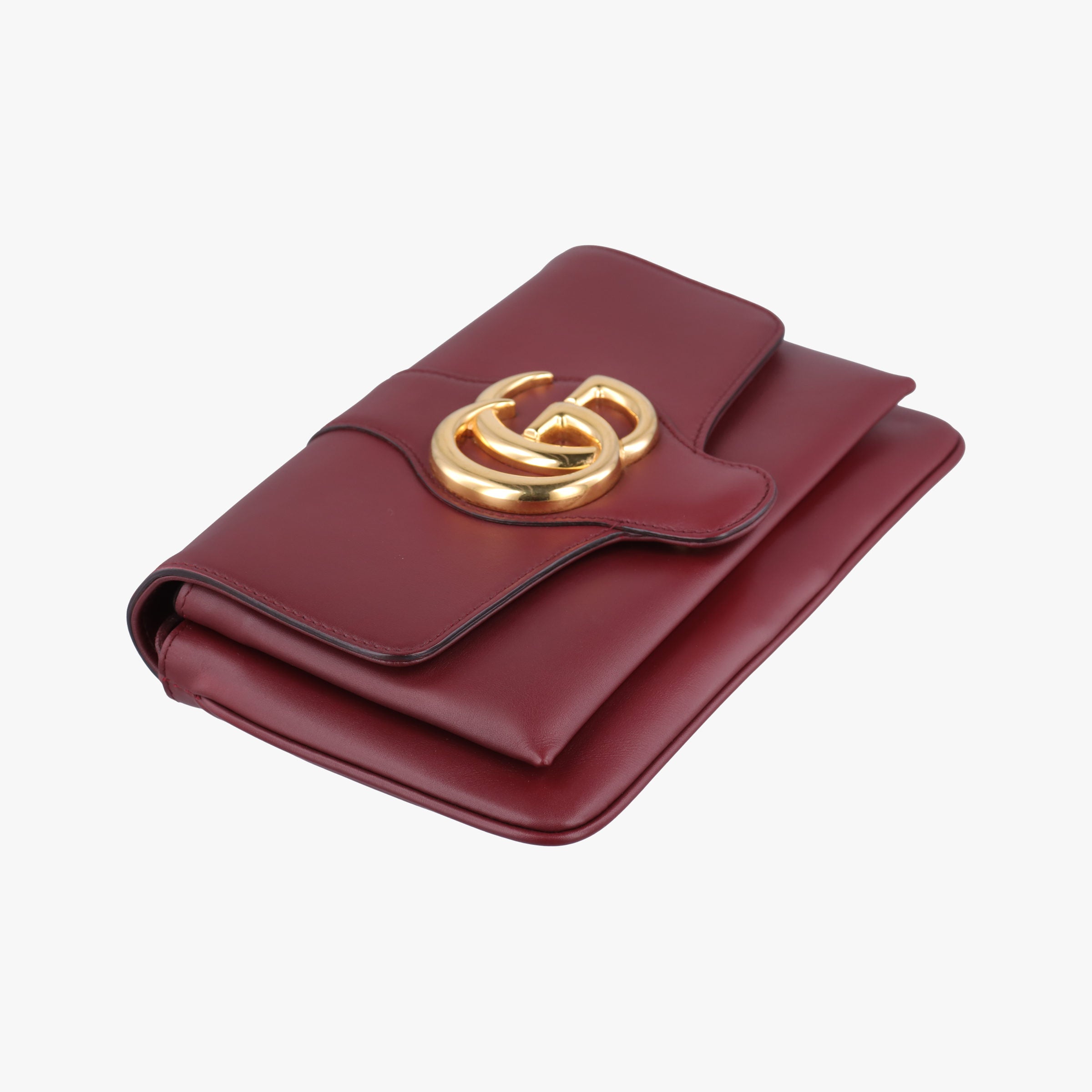 Secondhand Gucci Arli Burgundy Leather 550129 shoulderbag | stylenewstar
