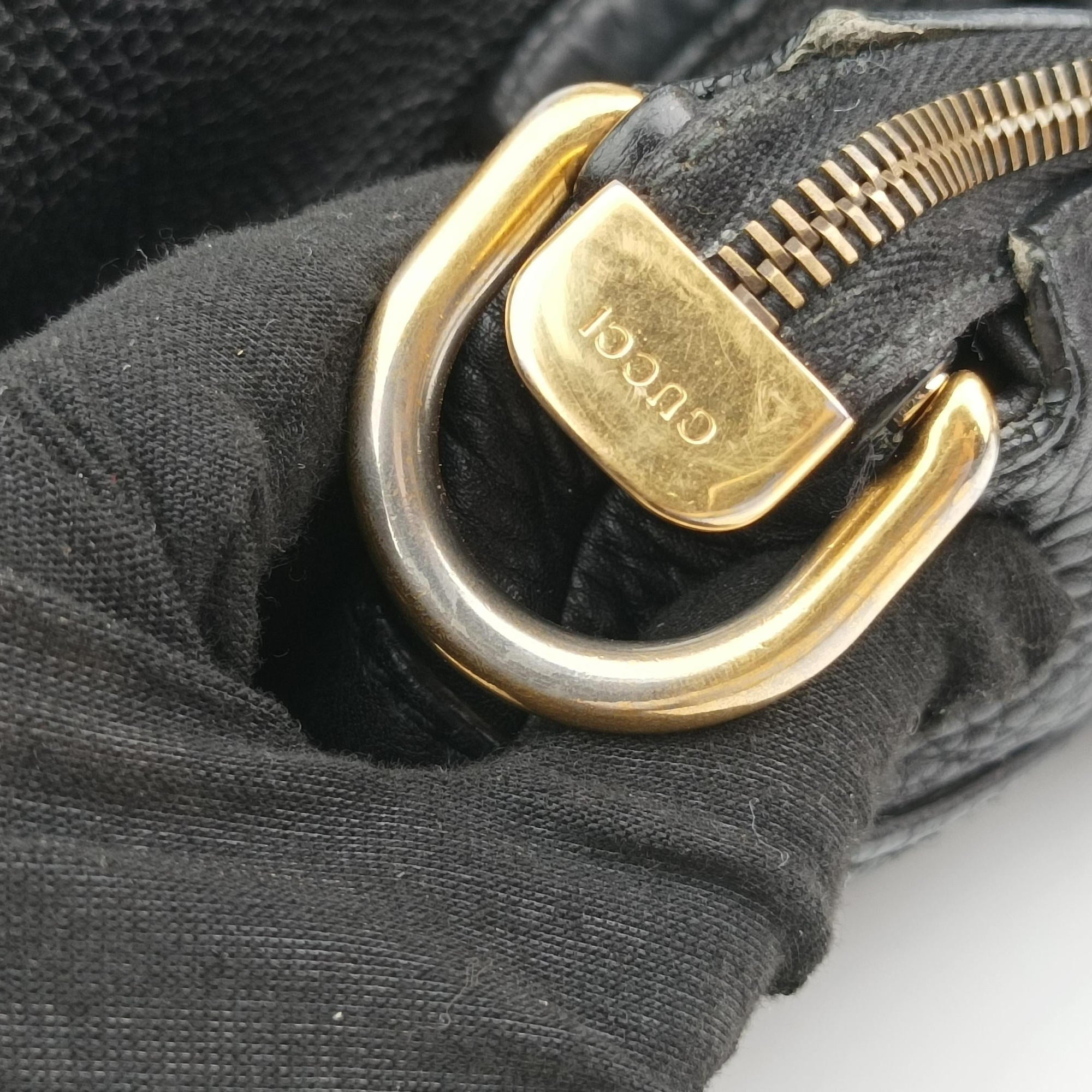 Secondhand Gucci Ride Black Leather 269963 shoulderbag | stylenewstar