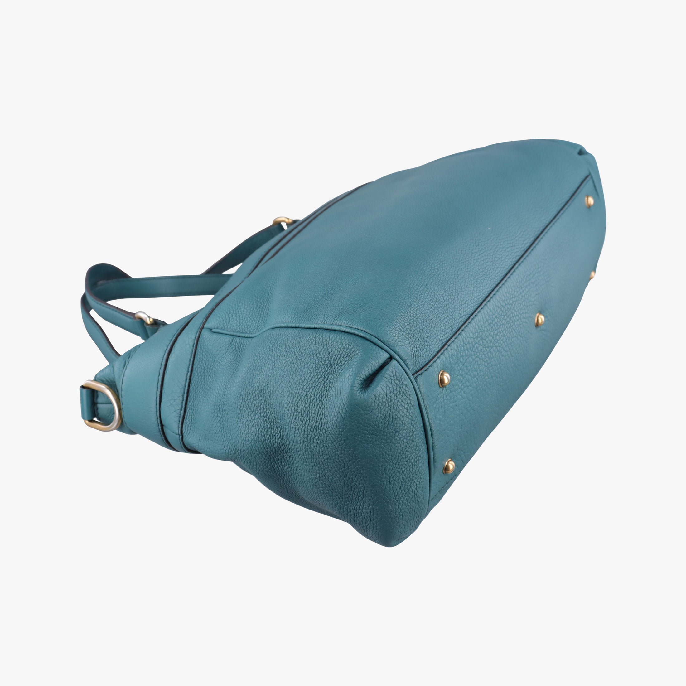 Pre-owned Gucci Ride Teal Leather 269963 shoulderbag | stylenewstar