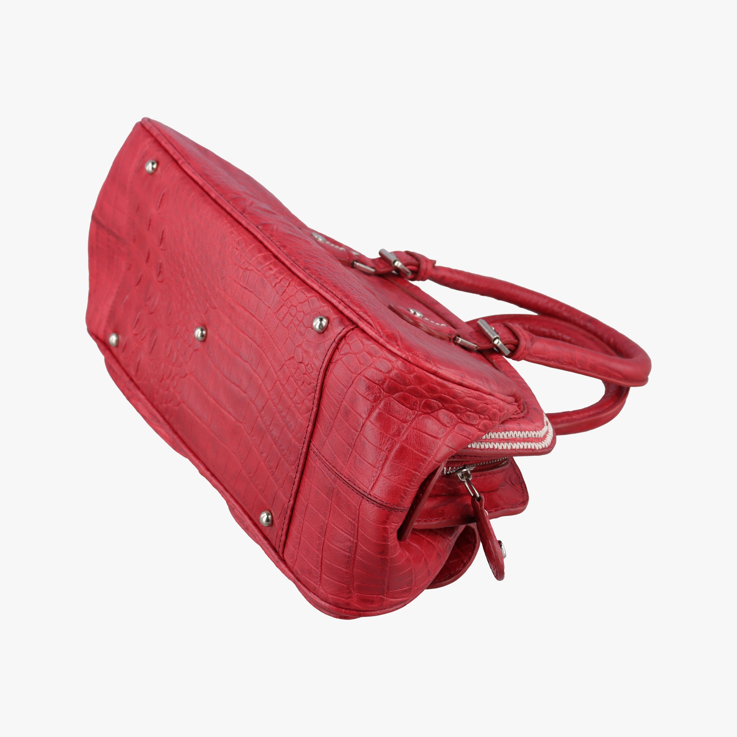 Secondhand Christian Dior Detective Red Leather  handbag | stylenewstar