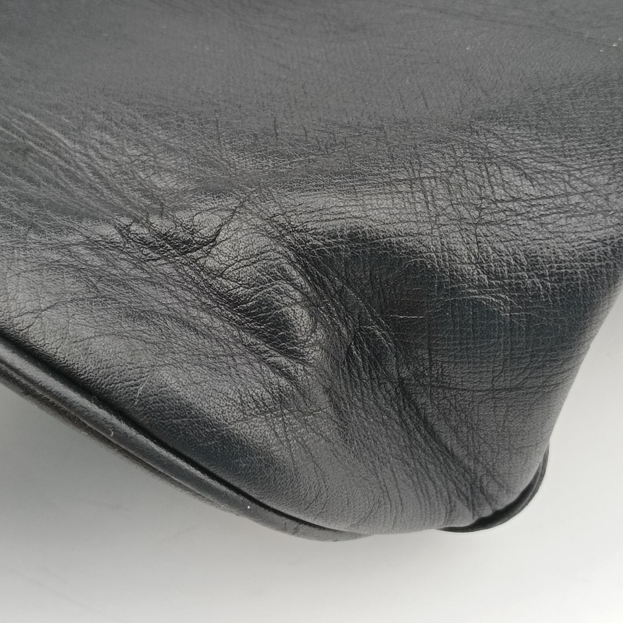 Vintage VERSACE Tote Black Leather  handbag | stylenewstar