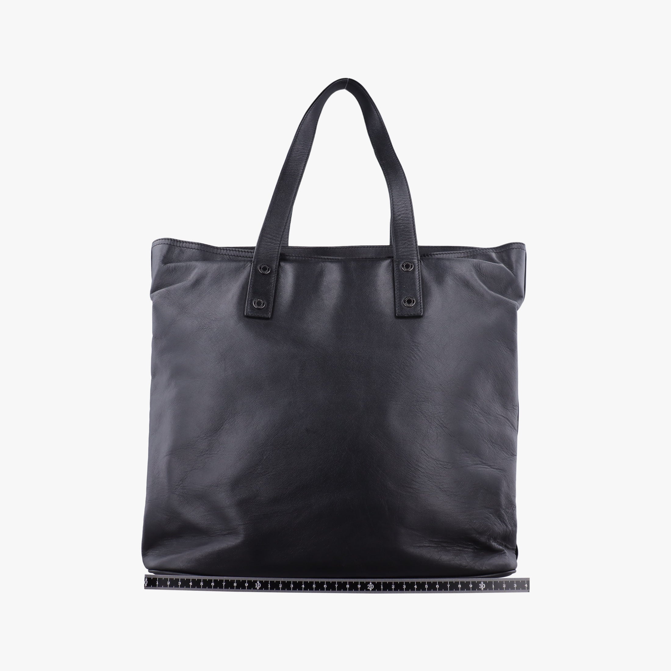 Vintage VERSACE Tote Black Leather  handbag | stylenewstar