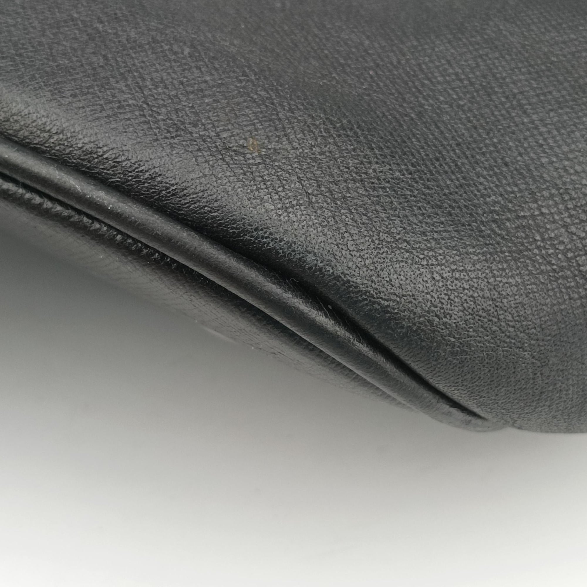 Vintage VERSACE Tote Black Leather  handbag | stylenewstar