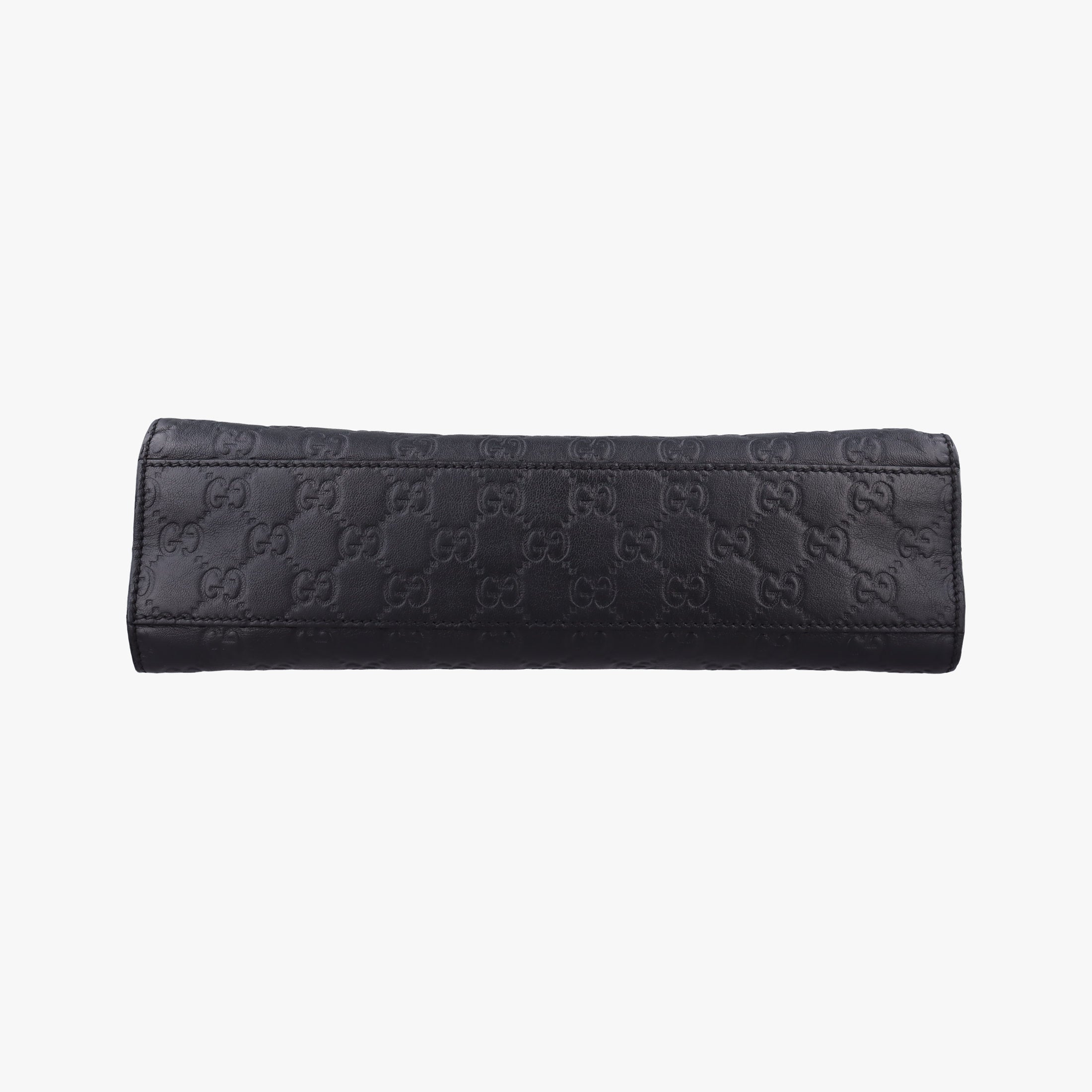 Pre-owned Gucci Emily Black Leather 295402 shoulderbag | stylenewstar