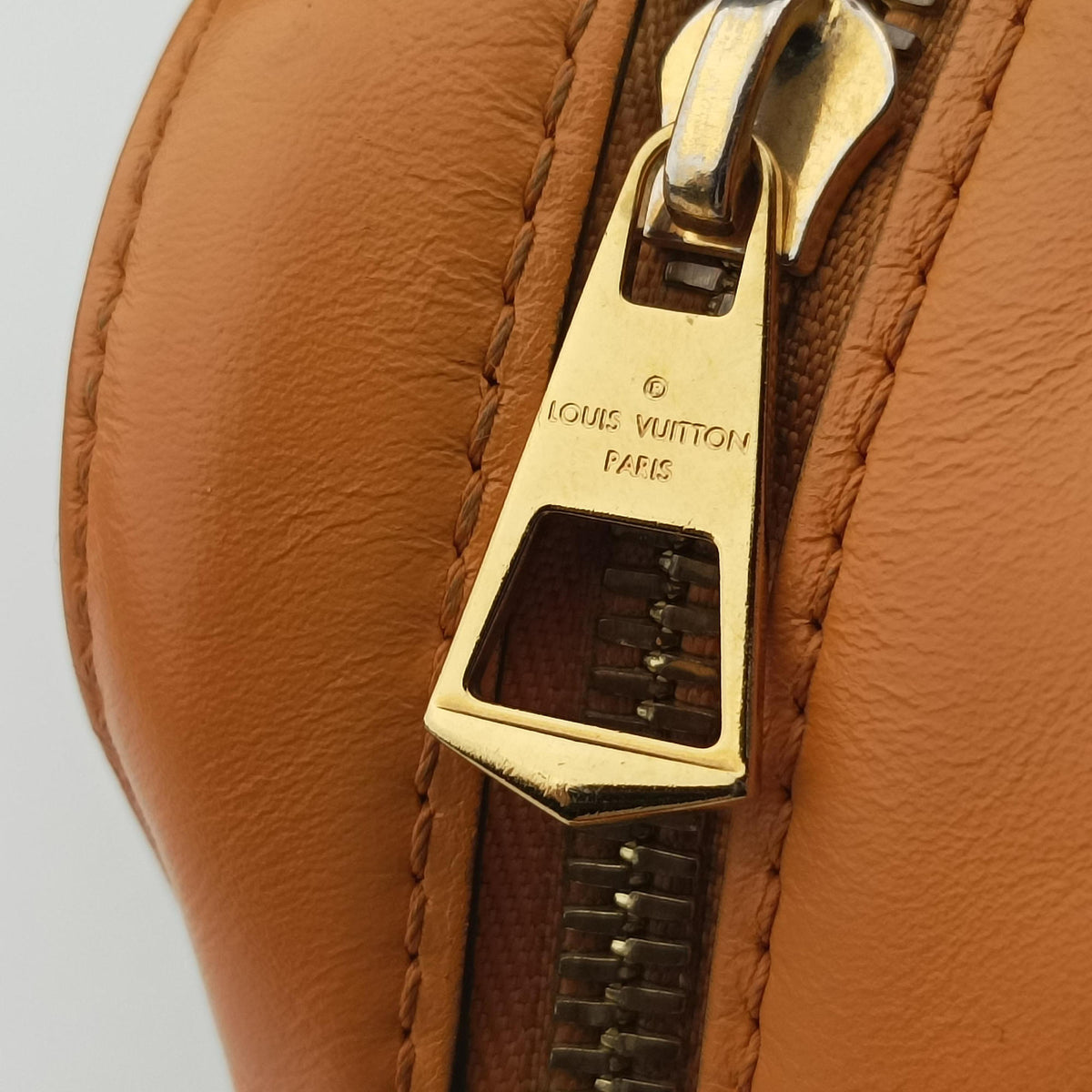 Pre-owned Louis Vuitton SANTA MONICA EBENE+SAFRAN Damier Canvas×calf leather N40178 shoulderbag | stylenewstar