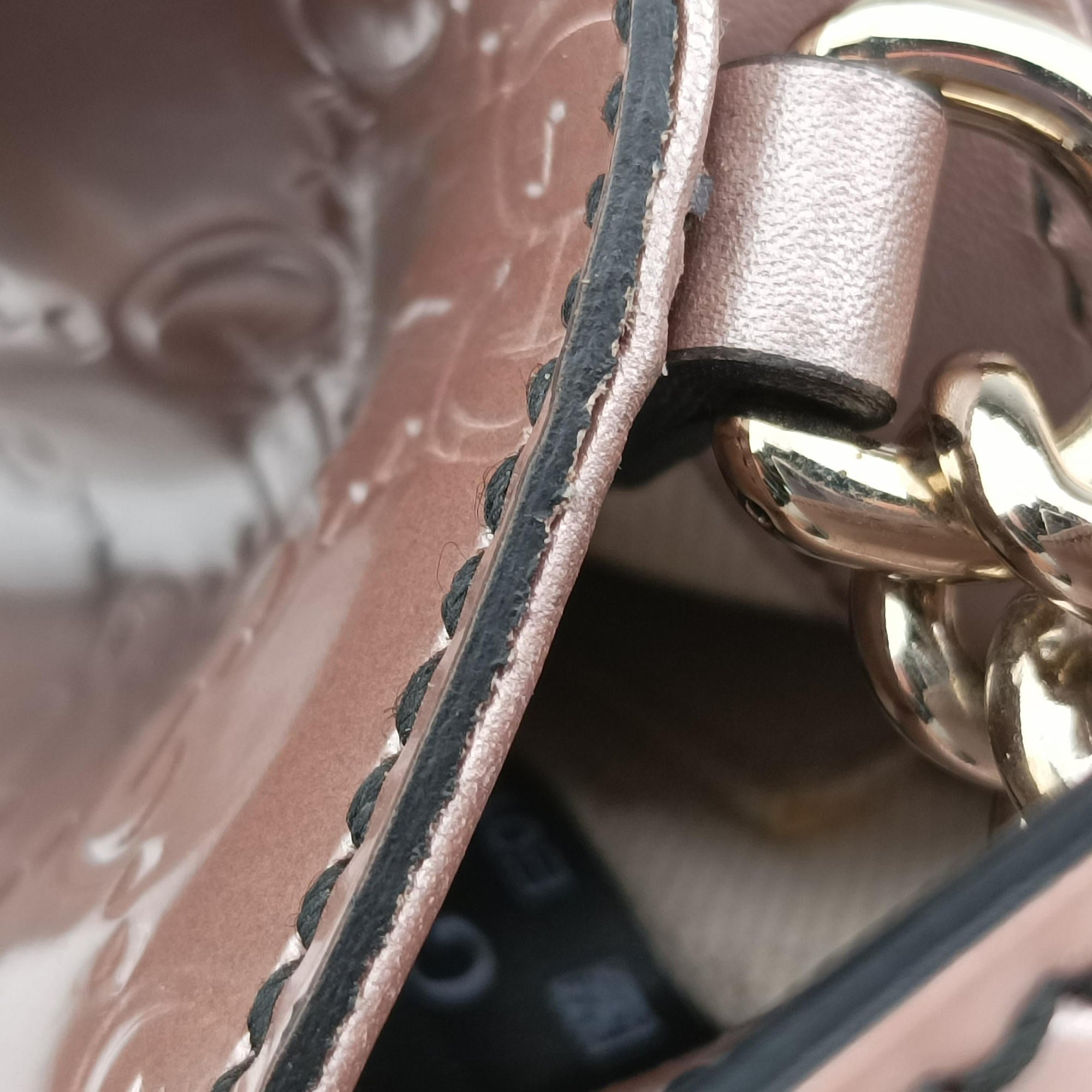 Secondhand Gucci Emily Pink Patent Leather 295402 shoulderbag | stylenewstar