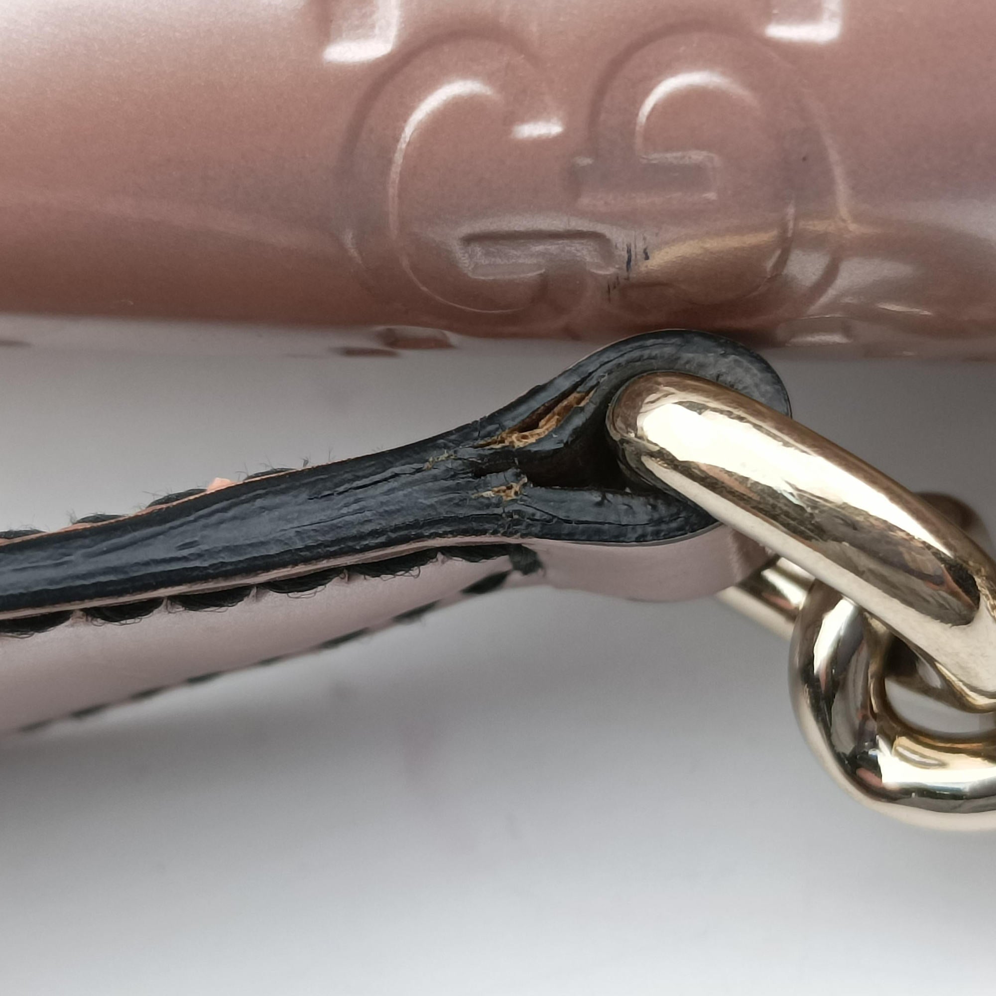 Secondhand Gucci Emily Pink Patent Leather 295402 shoulderbag | stylenewstar