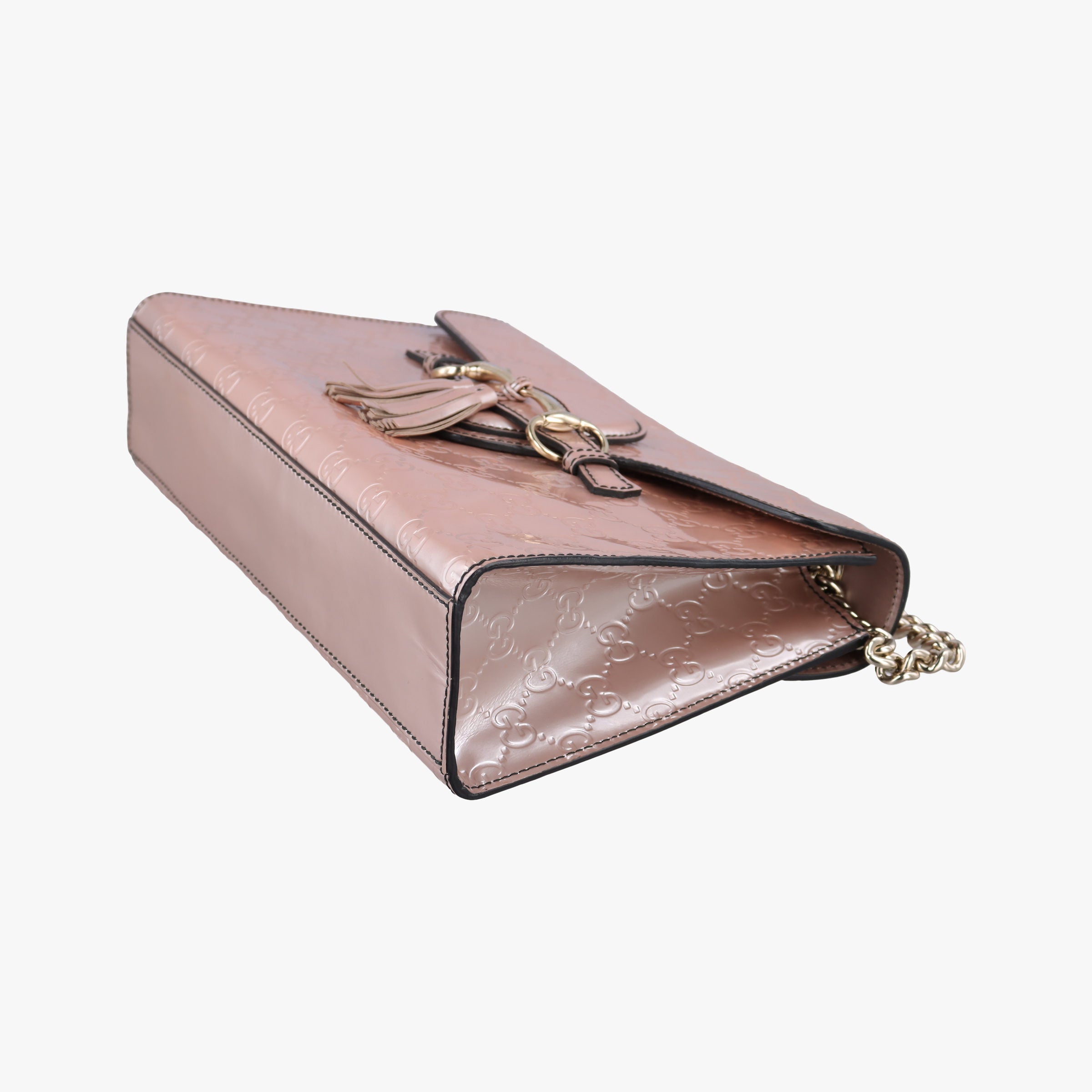 Secondhand Gucci Emily Pink Patent Leather 295402 shoulderbag | stylenewstar