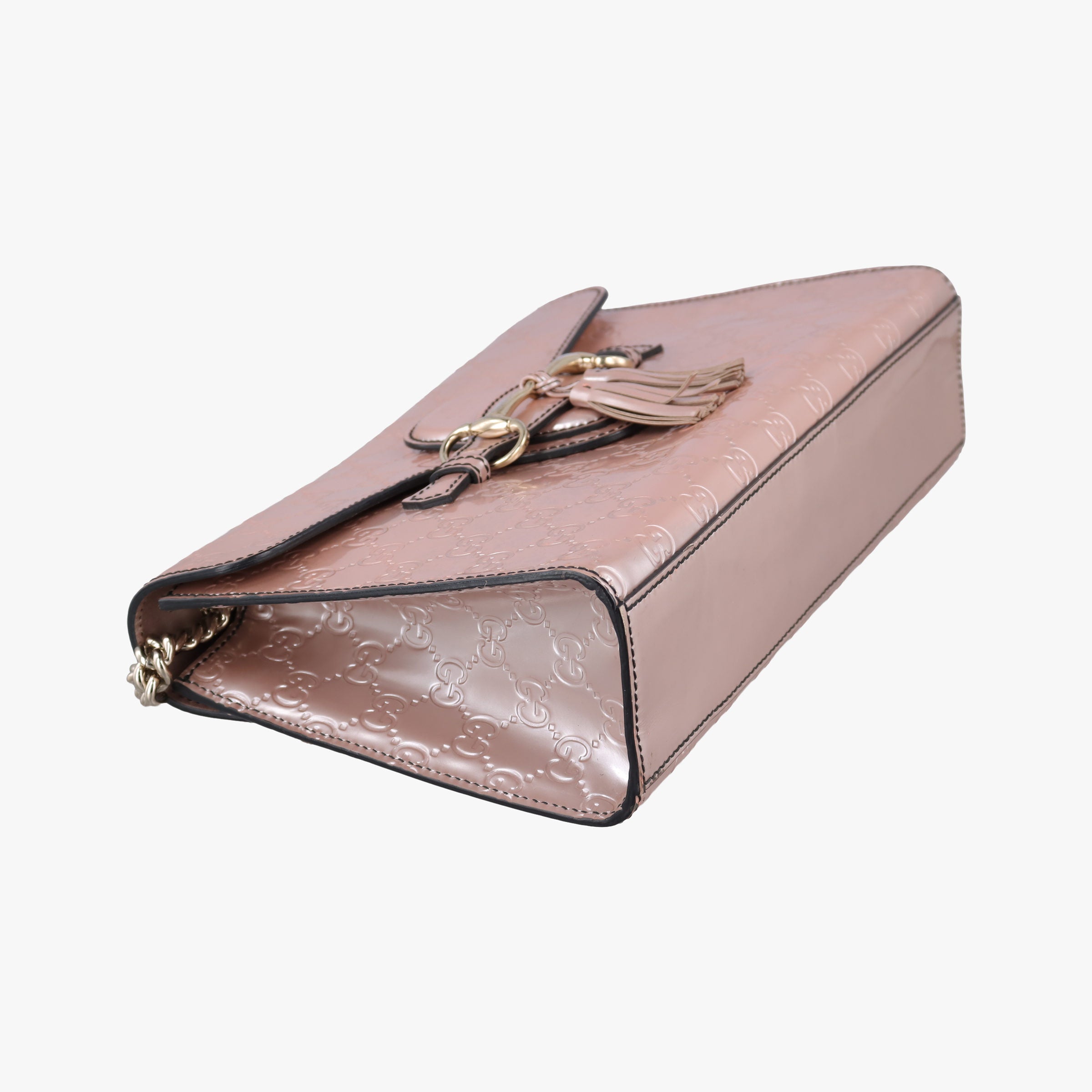 Secondhand Gucci Emily Pink Patent Leather 295402 shoulderbag | stylenewstar