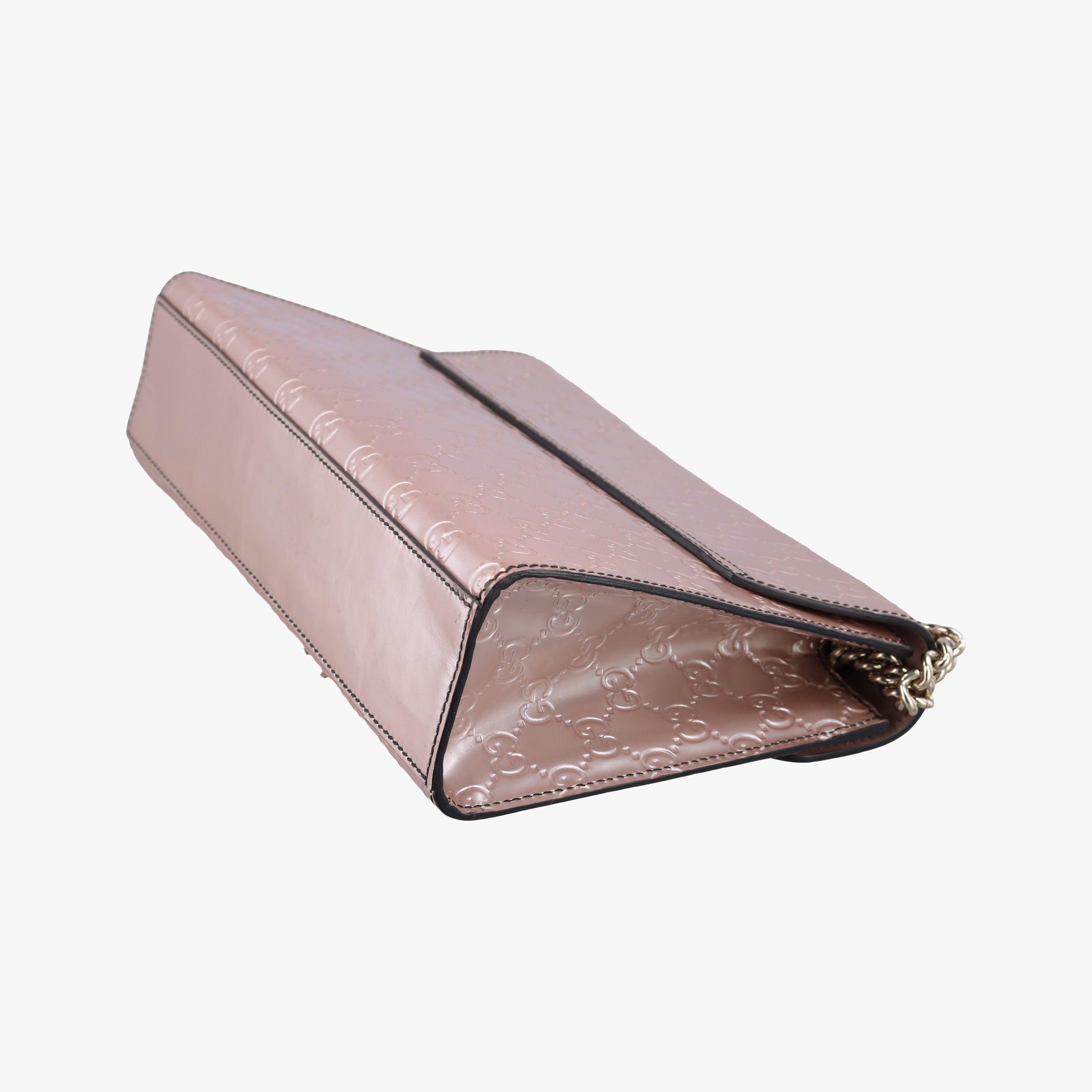 Secondhand Gucci Emily Pink Patent Leather 295402 shoulderbag | stylenewstar