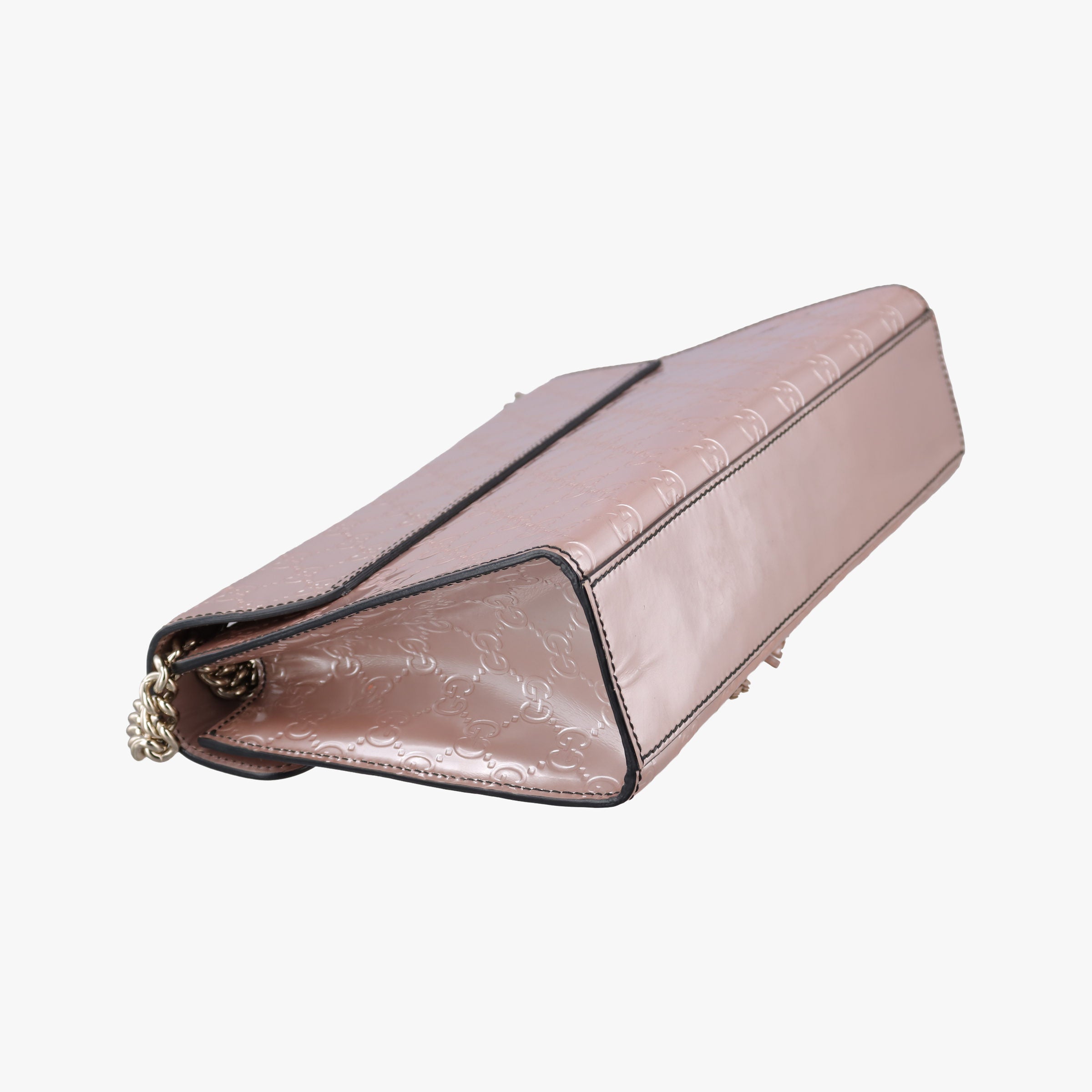 Secondhand Gucci Emily Pink Patent Leather 295402 shoulderbag | stylenewstar