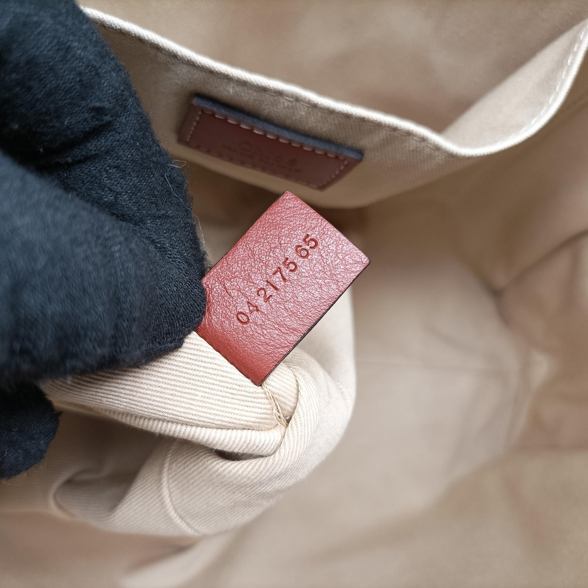 Secondhand Chloe Woody Beige×Brown×Black canvas  handbag | stylenewstar
