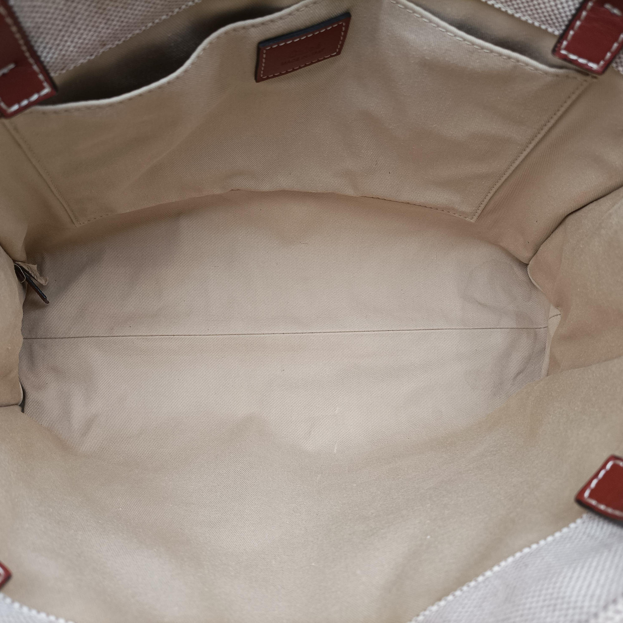Secondhand Chloe Woody Beige×Brown×Black canvas  handbag | stylenewstar