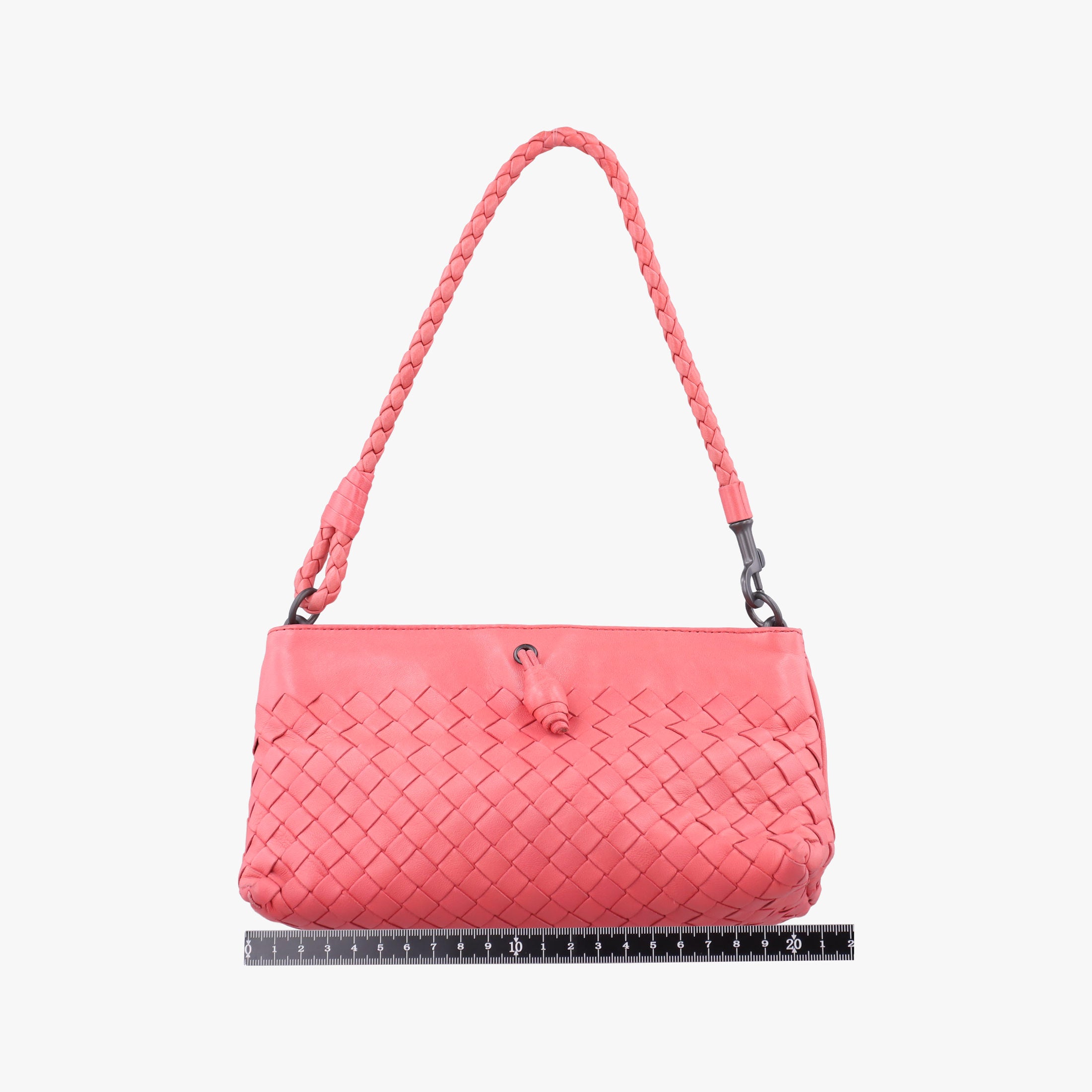 Pre-owned Bottega Veneta Intrecciato Pink lambskin  handbag | stylenewstar
