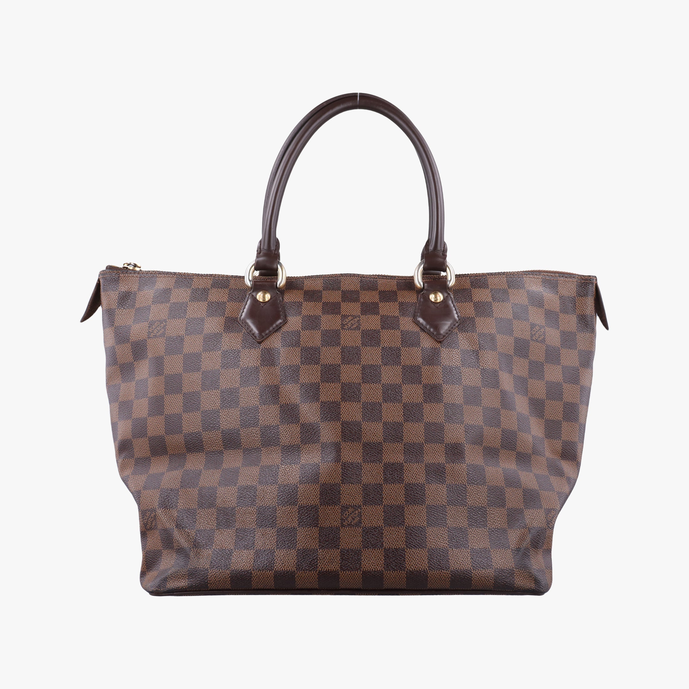 Secondhand Louis Vuitton SALEYA MM EBENE Damier Canvas N51182 handbag | stylenewstar