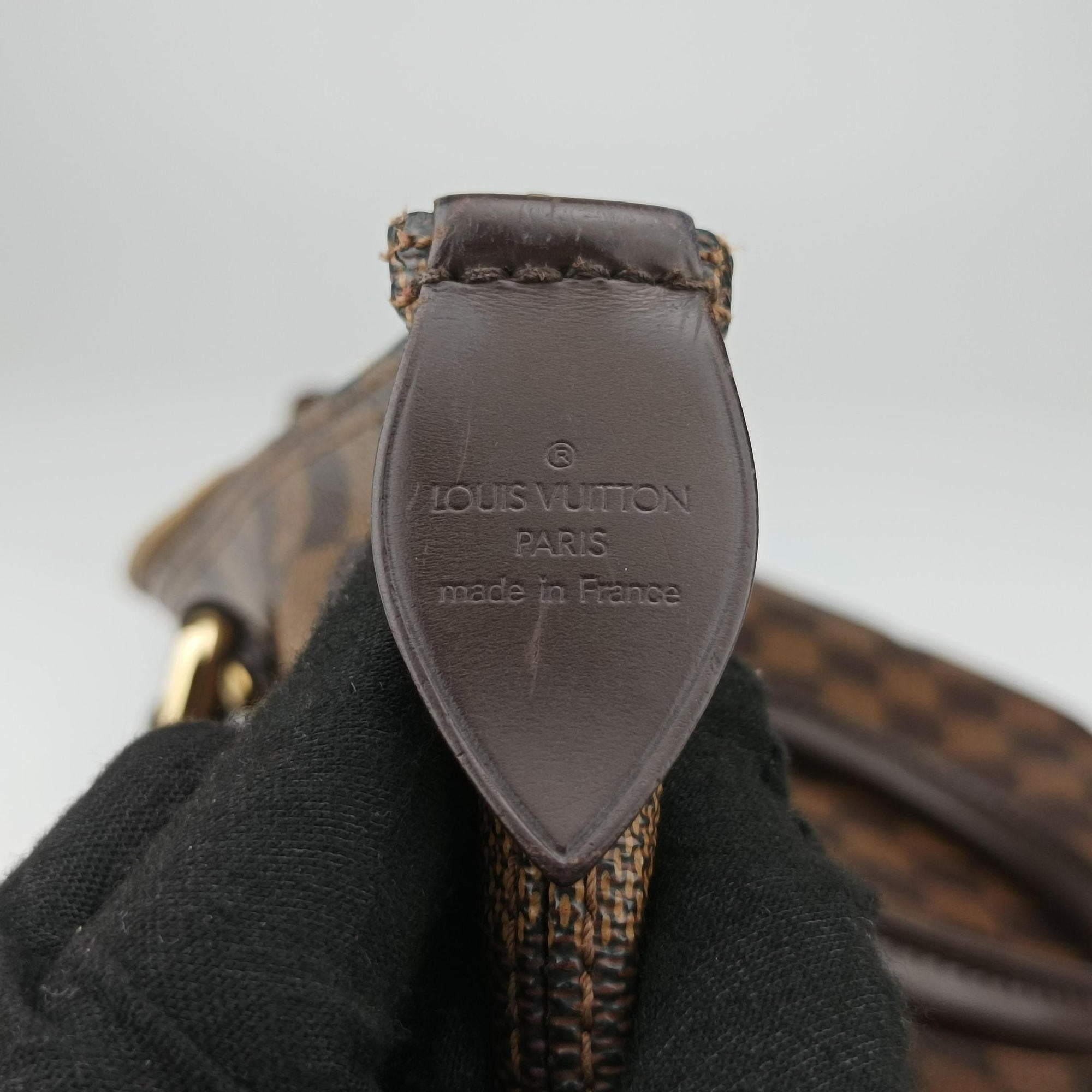 Secondhand Louis Vuitton SALEYA MM EBENE Damier Canvas N51182 handbag | stylenewstar