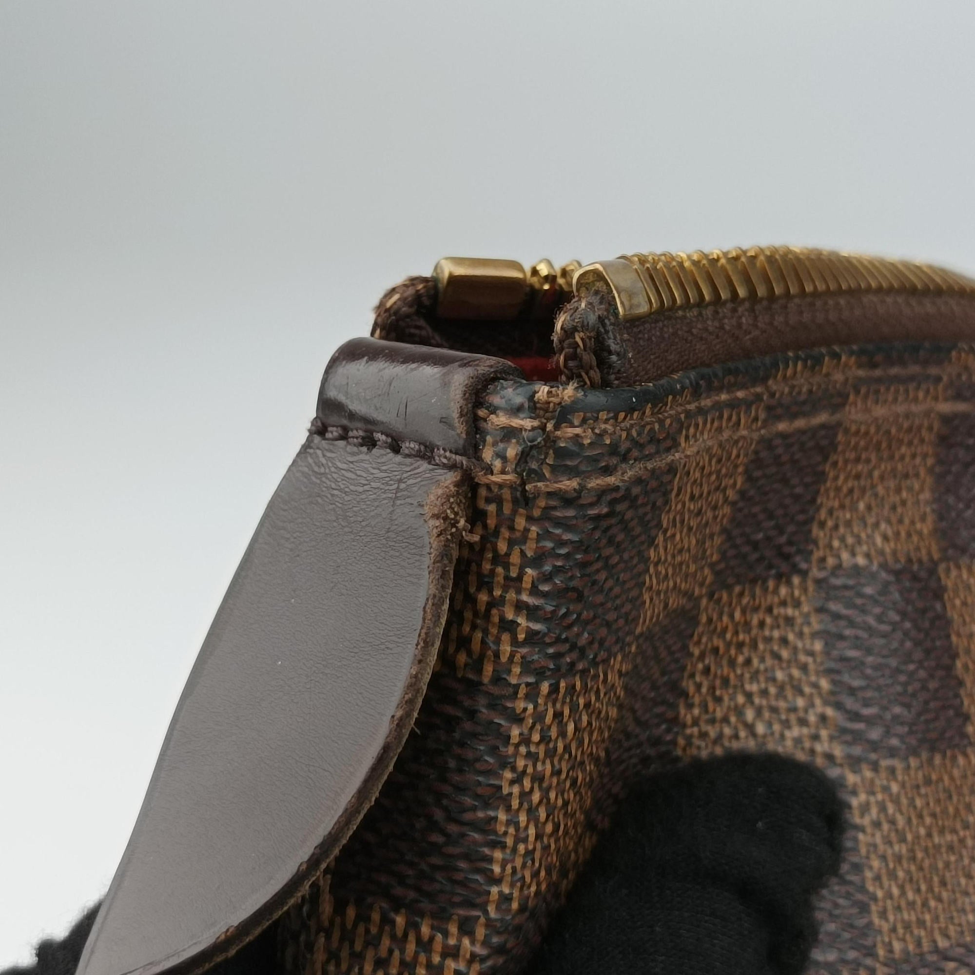 Secondhand Louis Vuitton SALEYA MM EBENE Damier Canvas N51182 handbag | stylenewstar