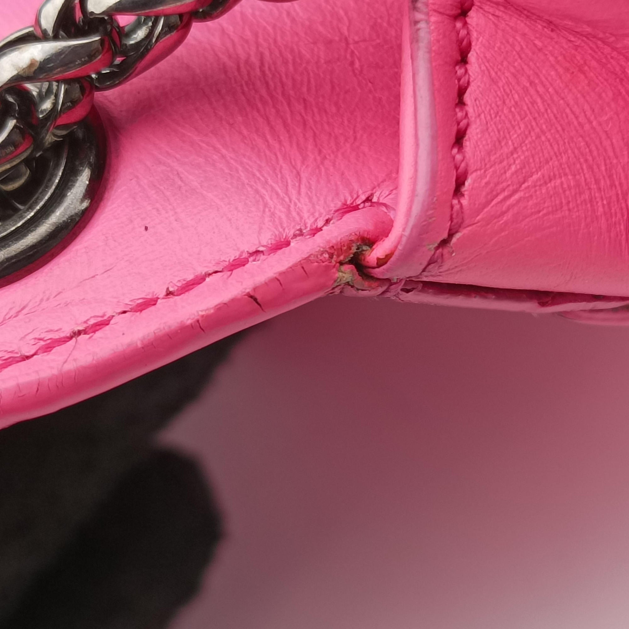 Vintage Christian Louboutin Sweet Charity Scarabe Spike Pink Leather  shoulderbag | stylenewstar
