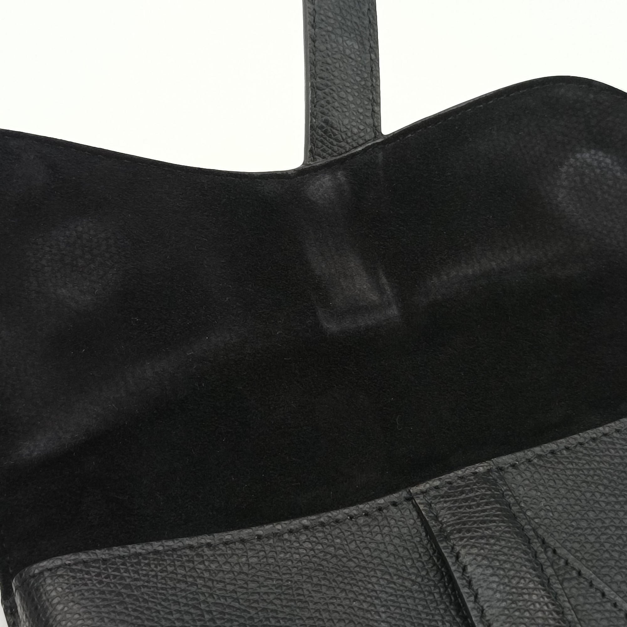 Pre-owned Christian Dior saddle Black leather  bum bag/waist bag | stylenewstar