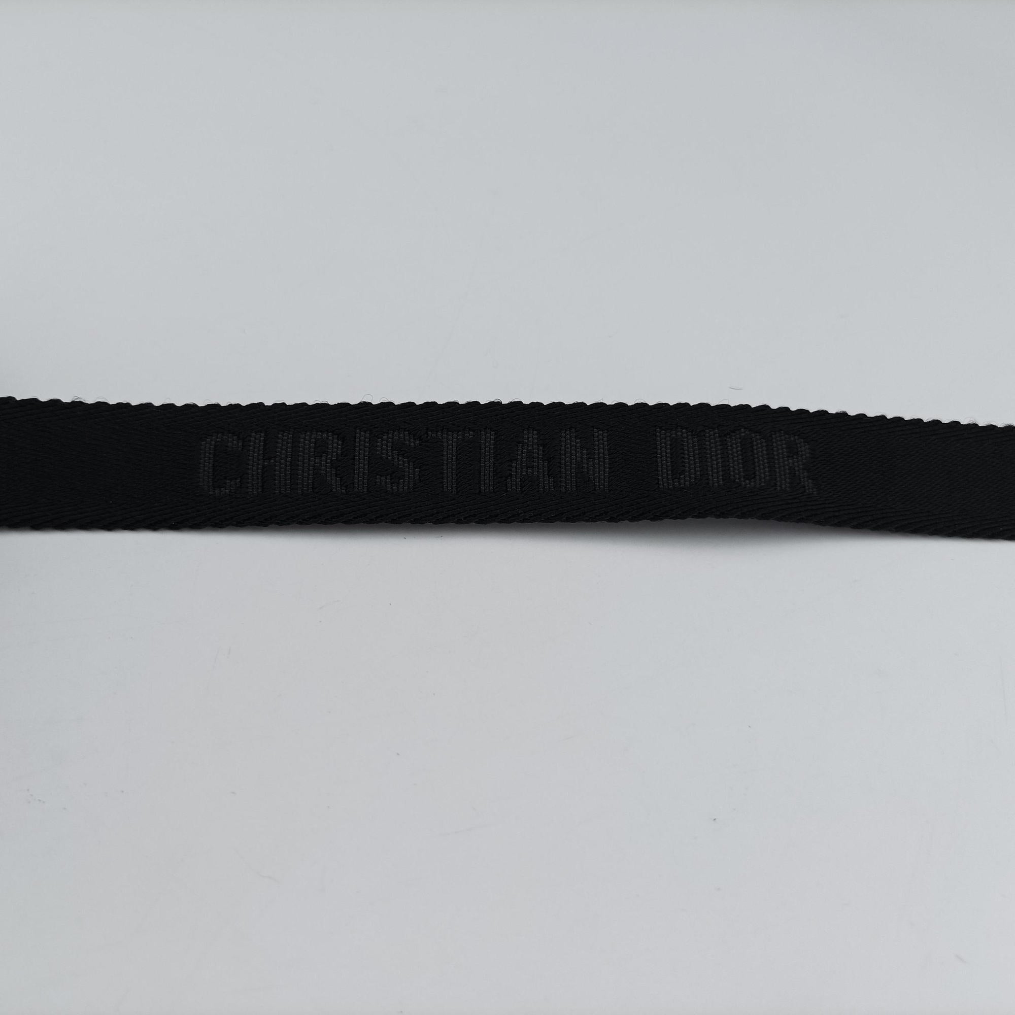 Pre-owned Christian Dior saddle Black leather  bum bag/waist bag | stylenewstar