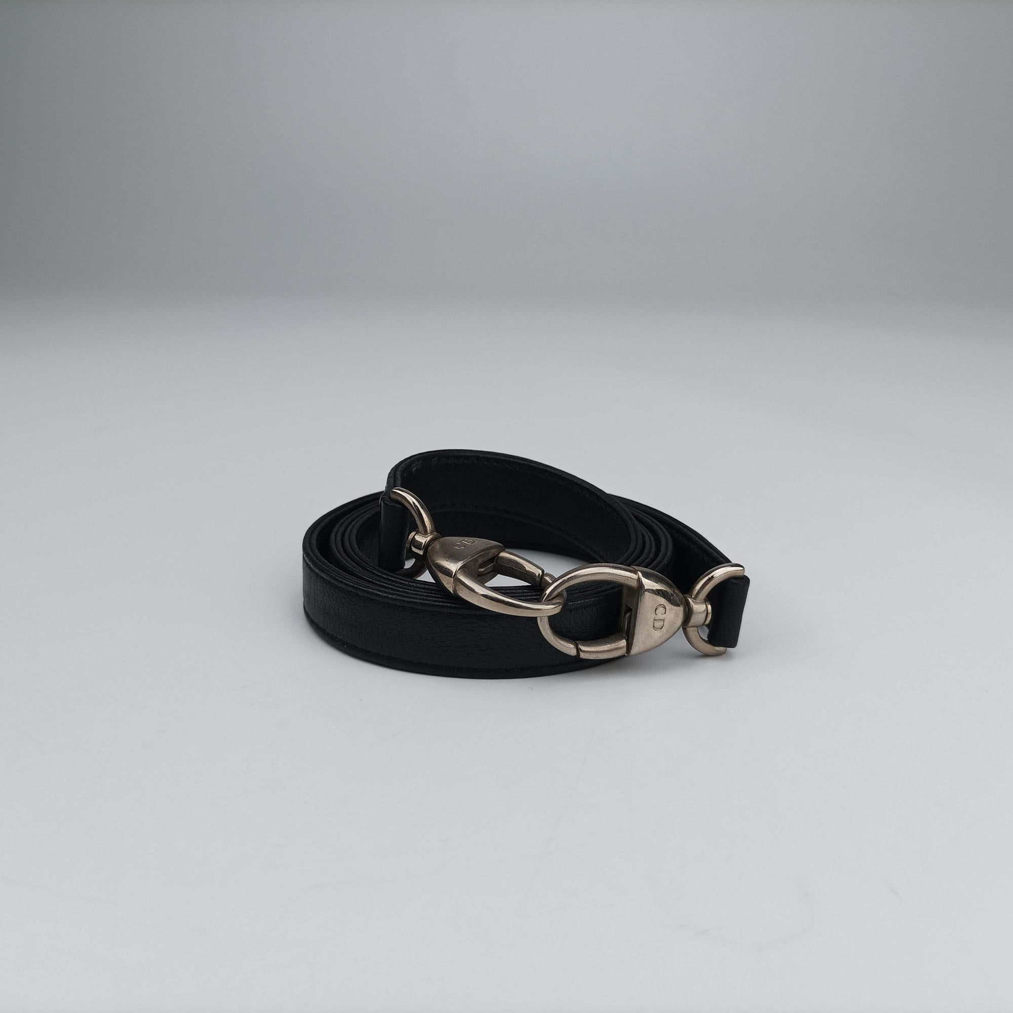 Pre-owned Christian Dior Lady Dior Black lambskin  shoulderbag | stylenewstar