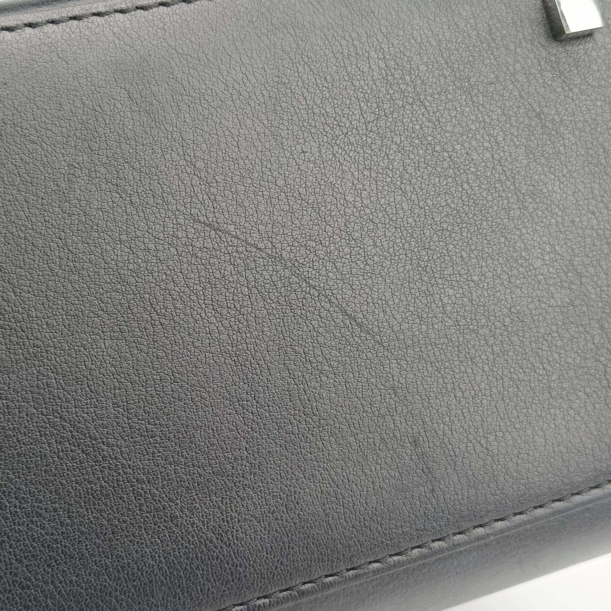 Vintage Delvaux Tampete Black Leather  shoulderbag | stylenewstar