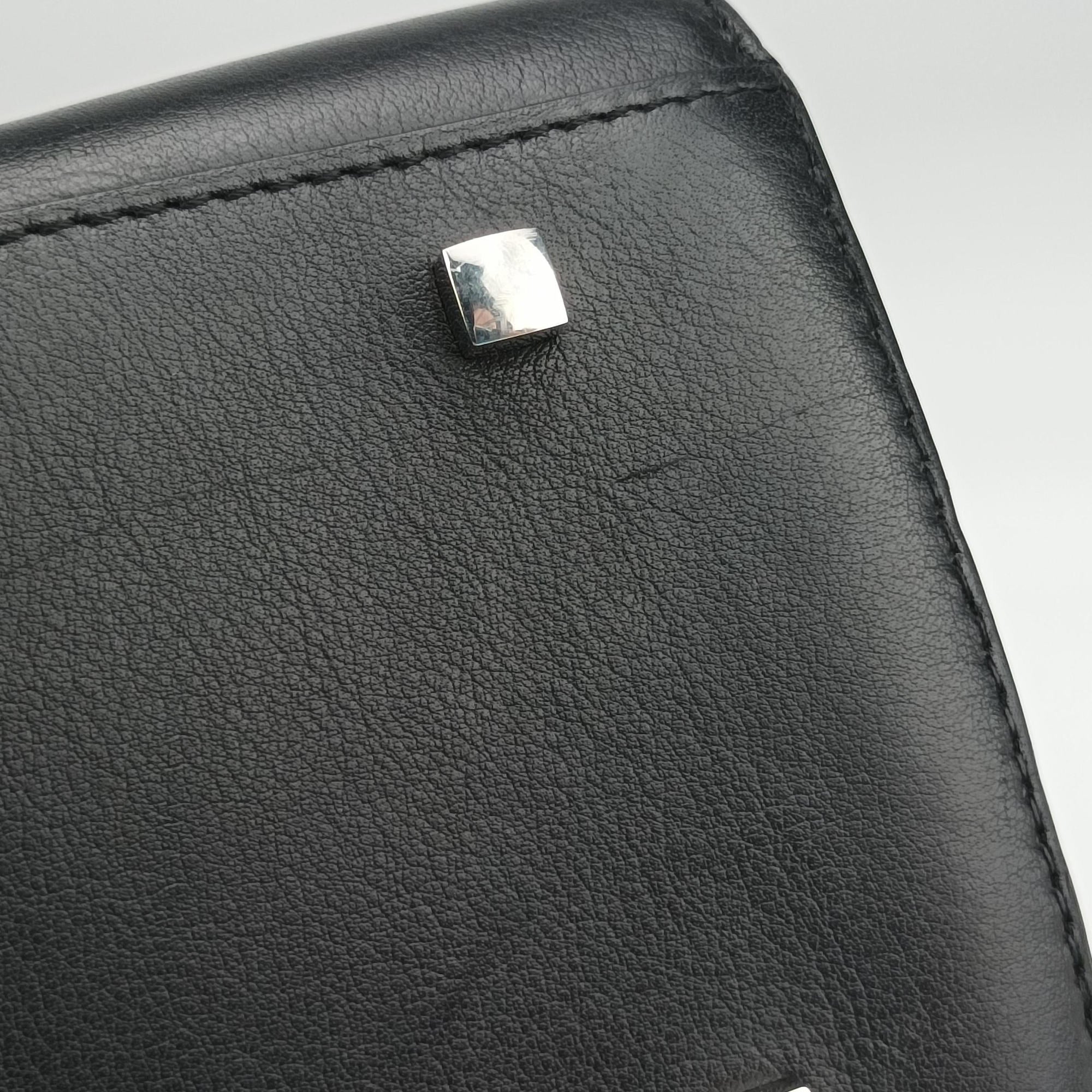 Vintage Delvaux Tampete Black Leather  shoulderbag | stylenewstar