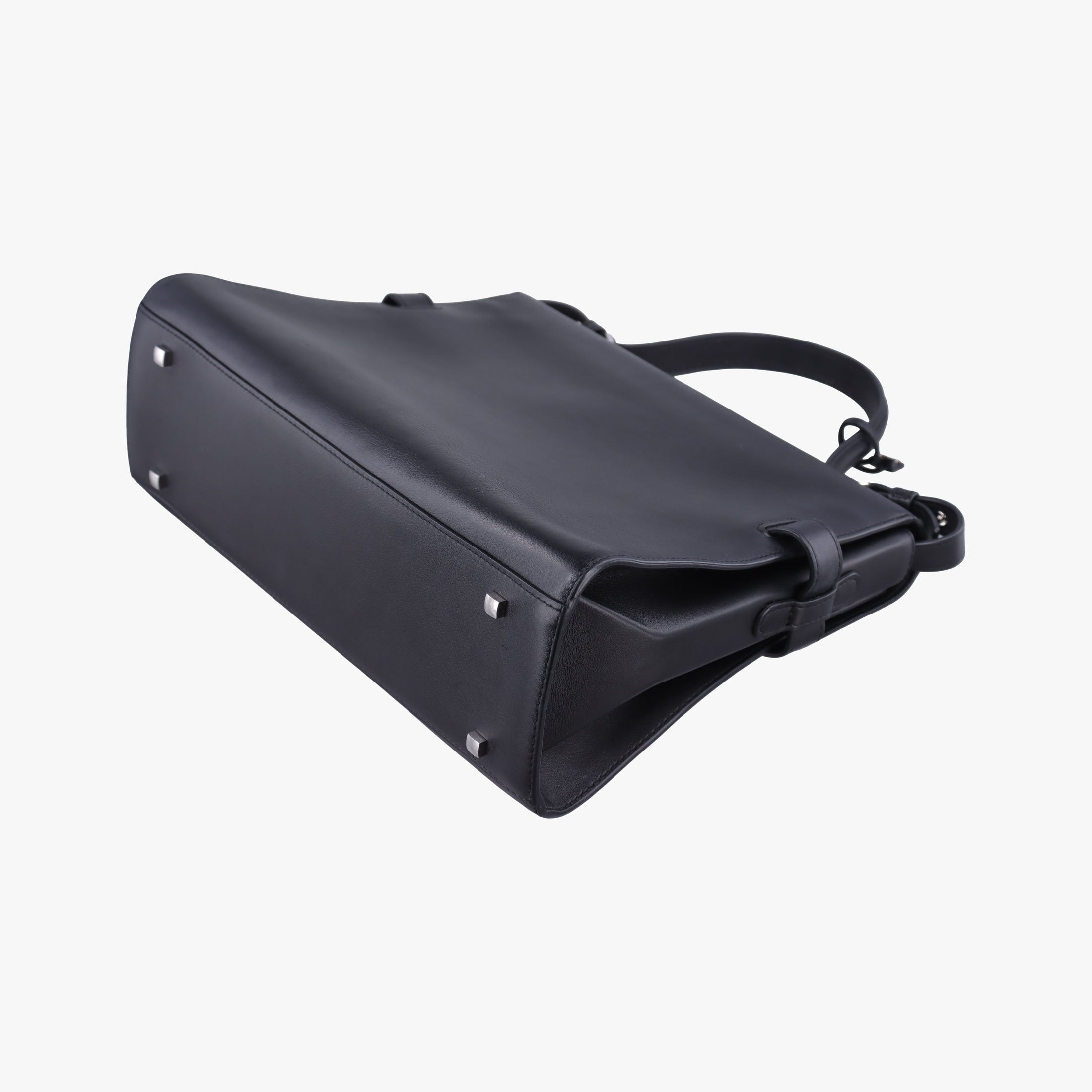Vintage Delvaux Tampete Black Leather  shoulderbag | stylenewstar
