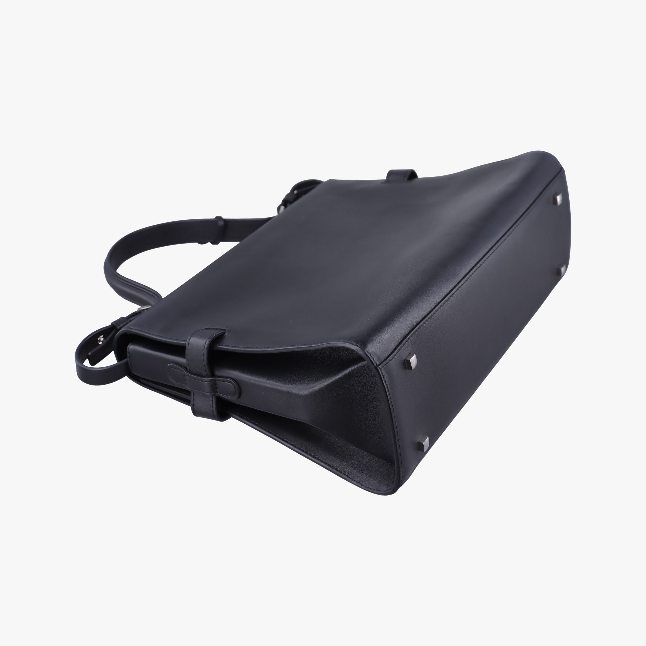 Vintage Delvaux Tampete Black Leather  shoulderbag | stylenewstar