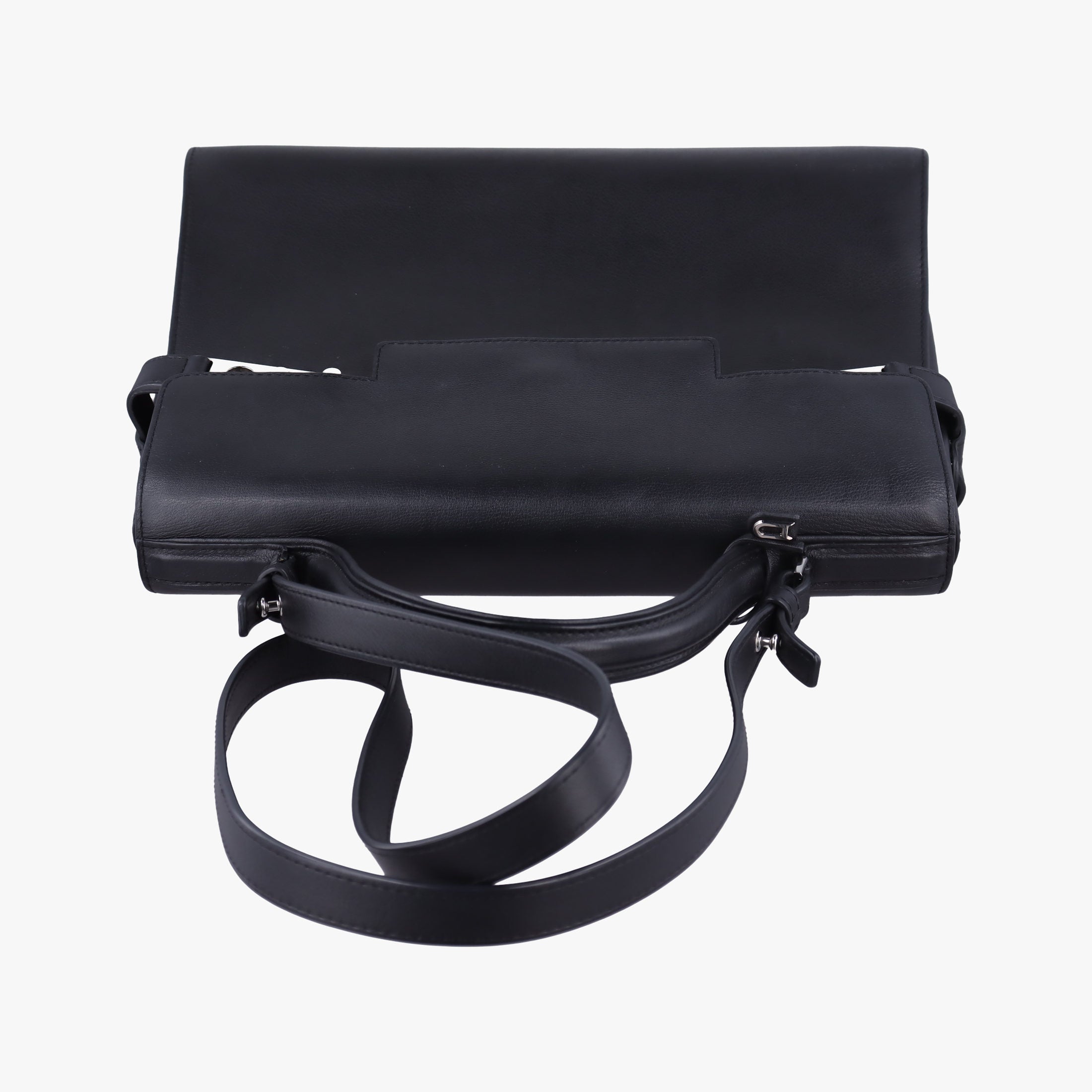 Vintage Delvaux Tampete Black Leather  shoulderbag | stylenewstar