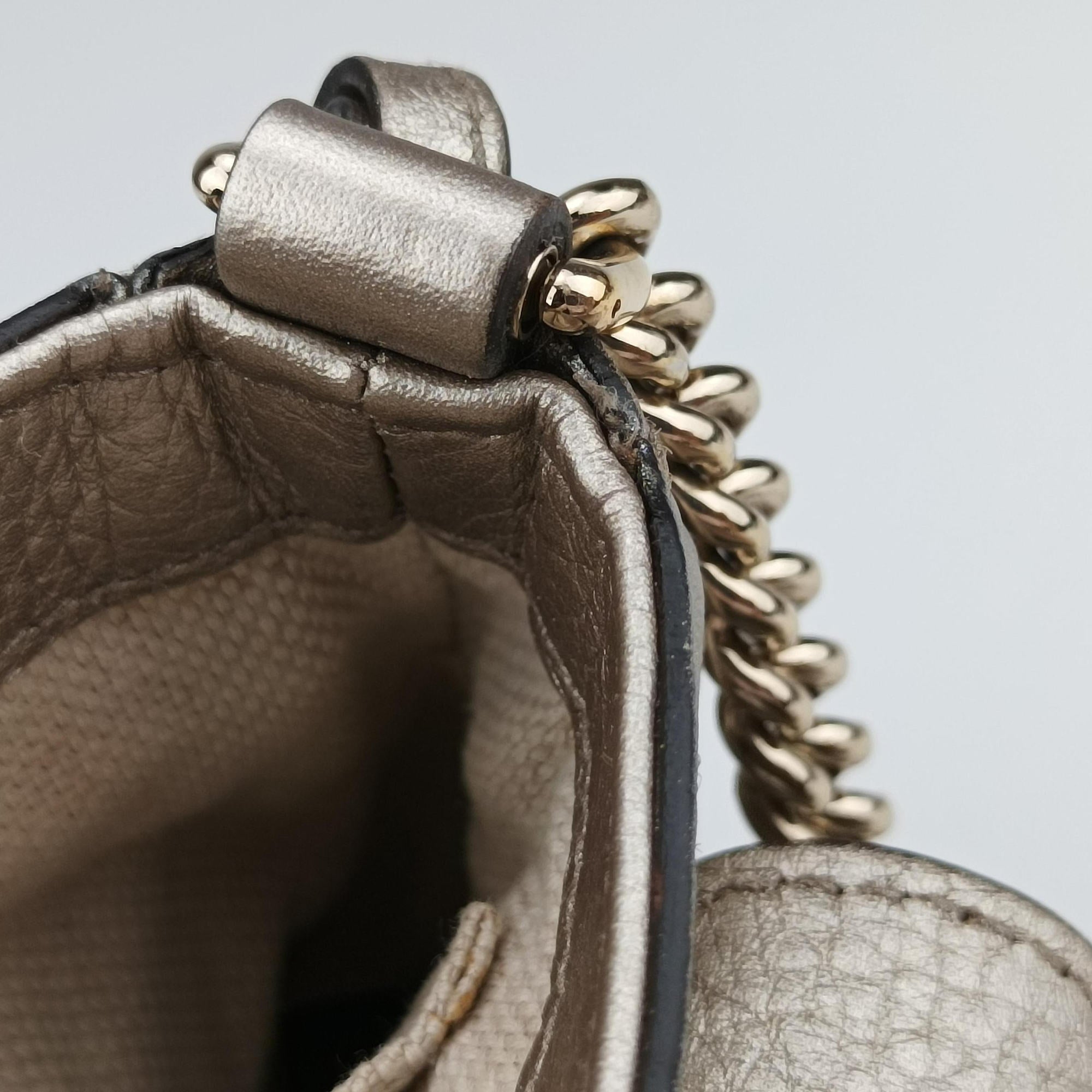 Vintage Gucci Soho Golden Leather 323190 shoulderbag | stylenewstar