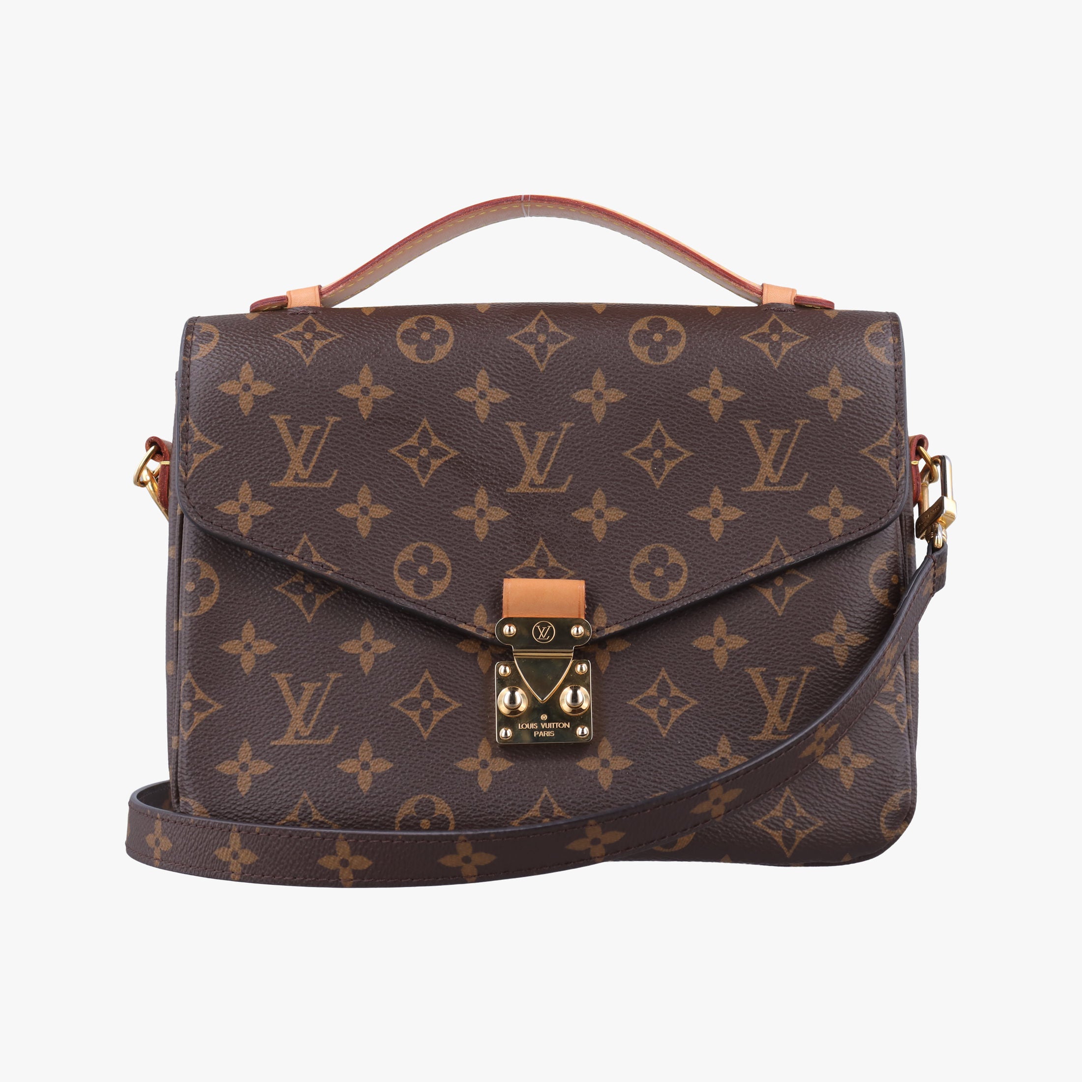 Pre-owned Louis Vuitton Pochette Metis MM Brown Monogram Canvas M44875 shoulderbag | stylenewstar
