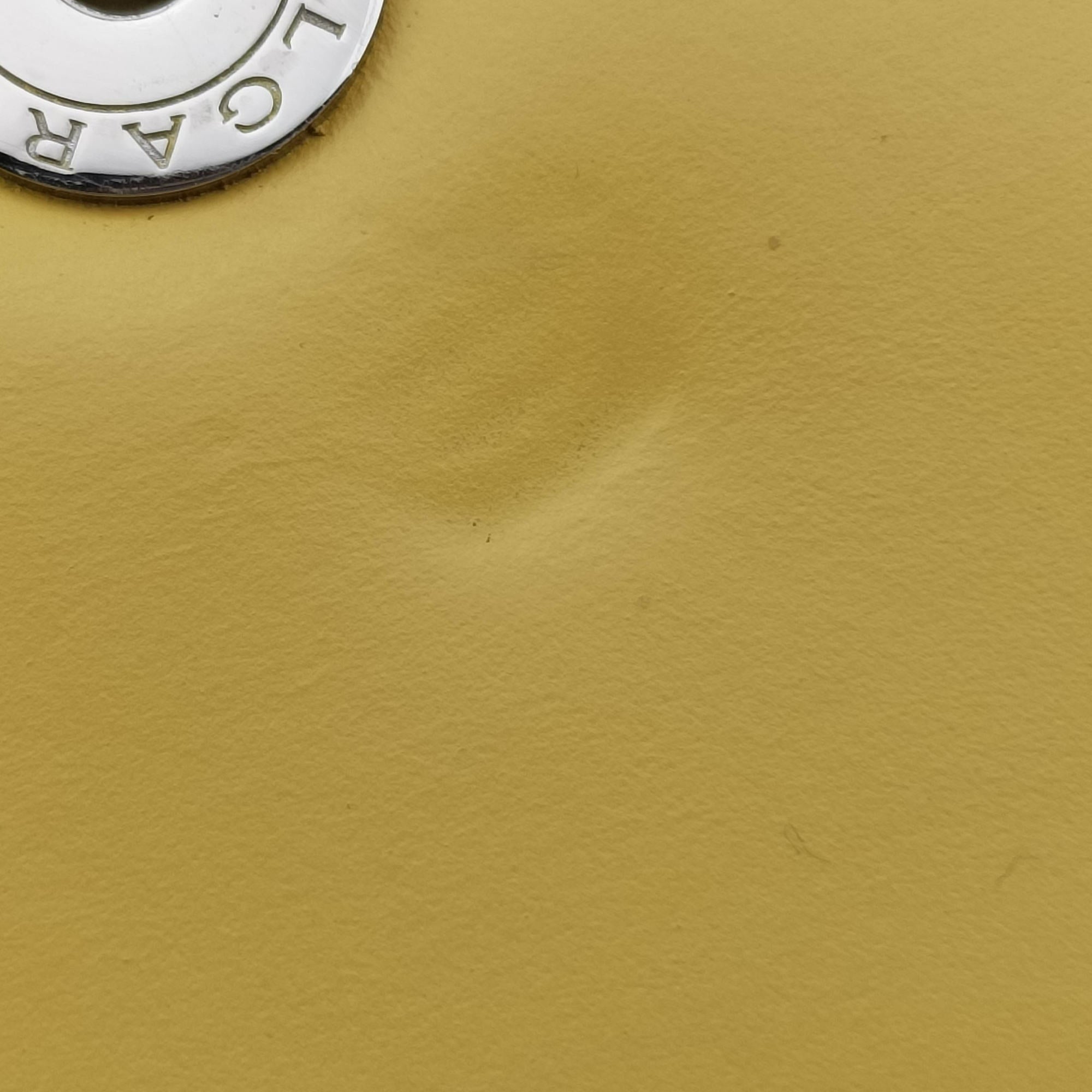 Secondhand Bvlgari Serpenti Yellow Galuchat Skin×Leather  shoulderbag | stylenewstar