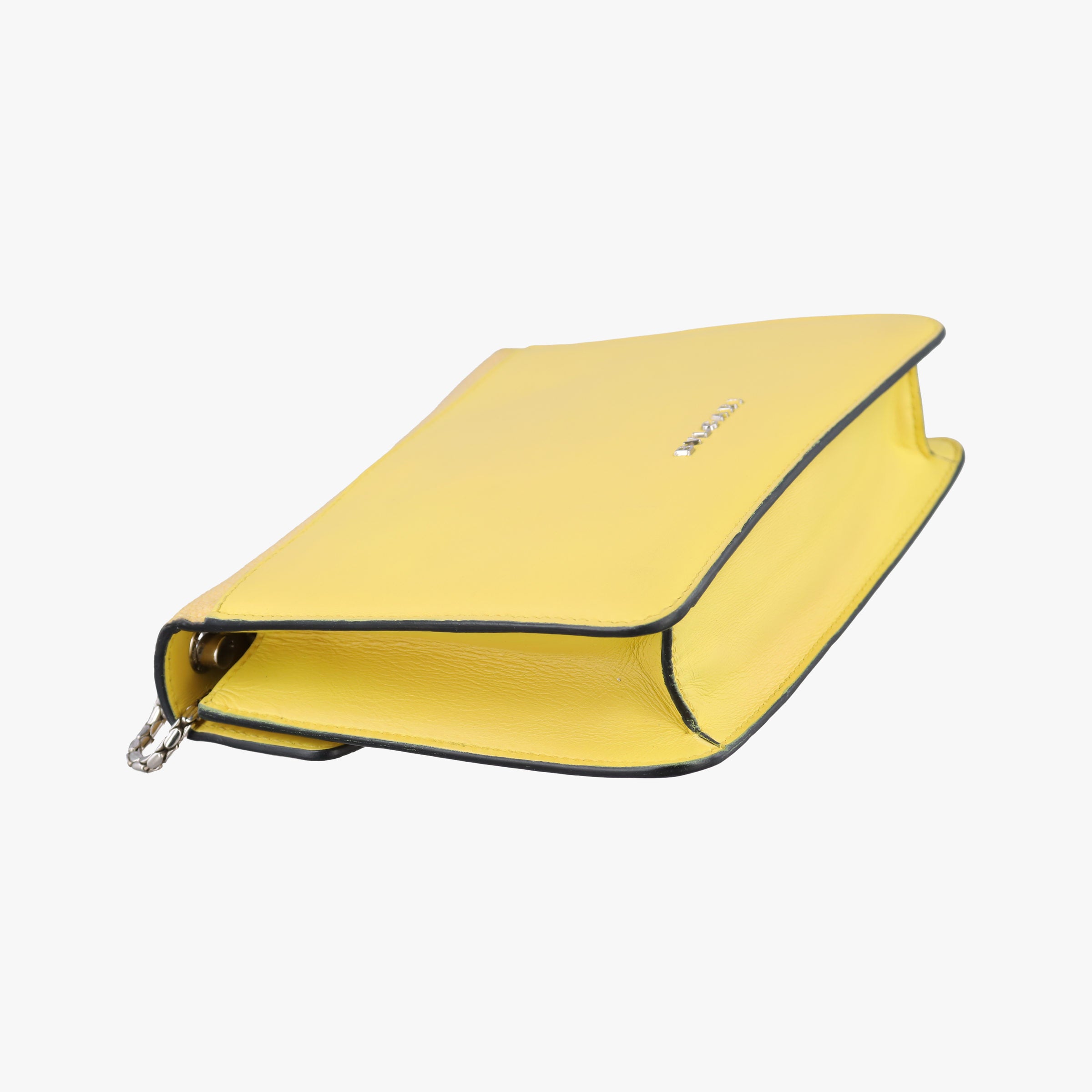 Secondhand Bvlgari Serpenti Yellow Galuchat Skin×Leather  shoulderbag | stylenewstar