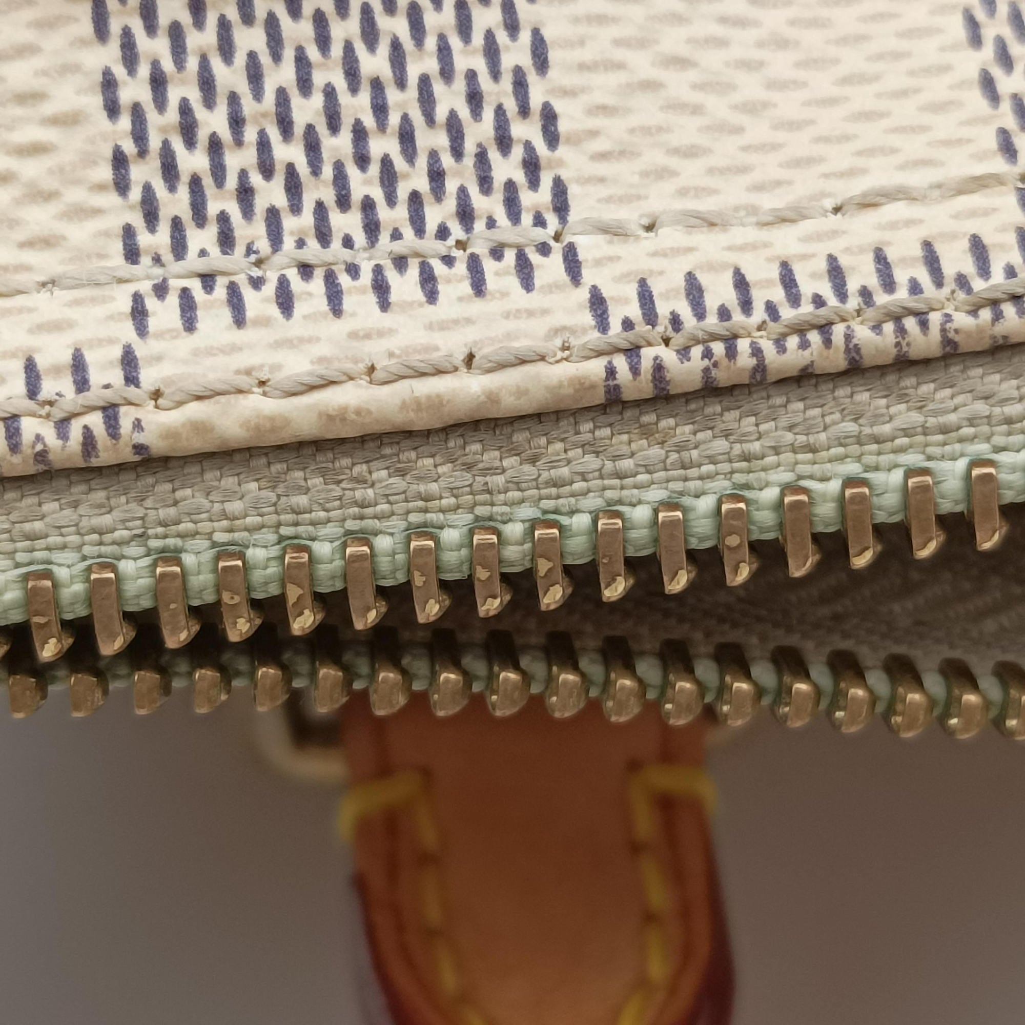 Vintage Louis Vuitton Speedy 25 AZUR Damier Canvas N41534 handbag | stylenewstar