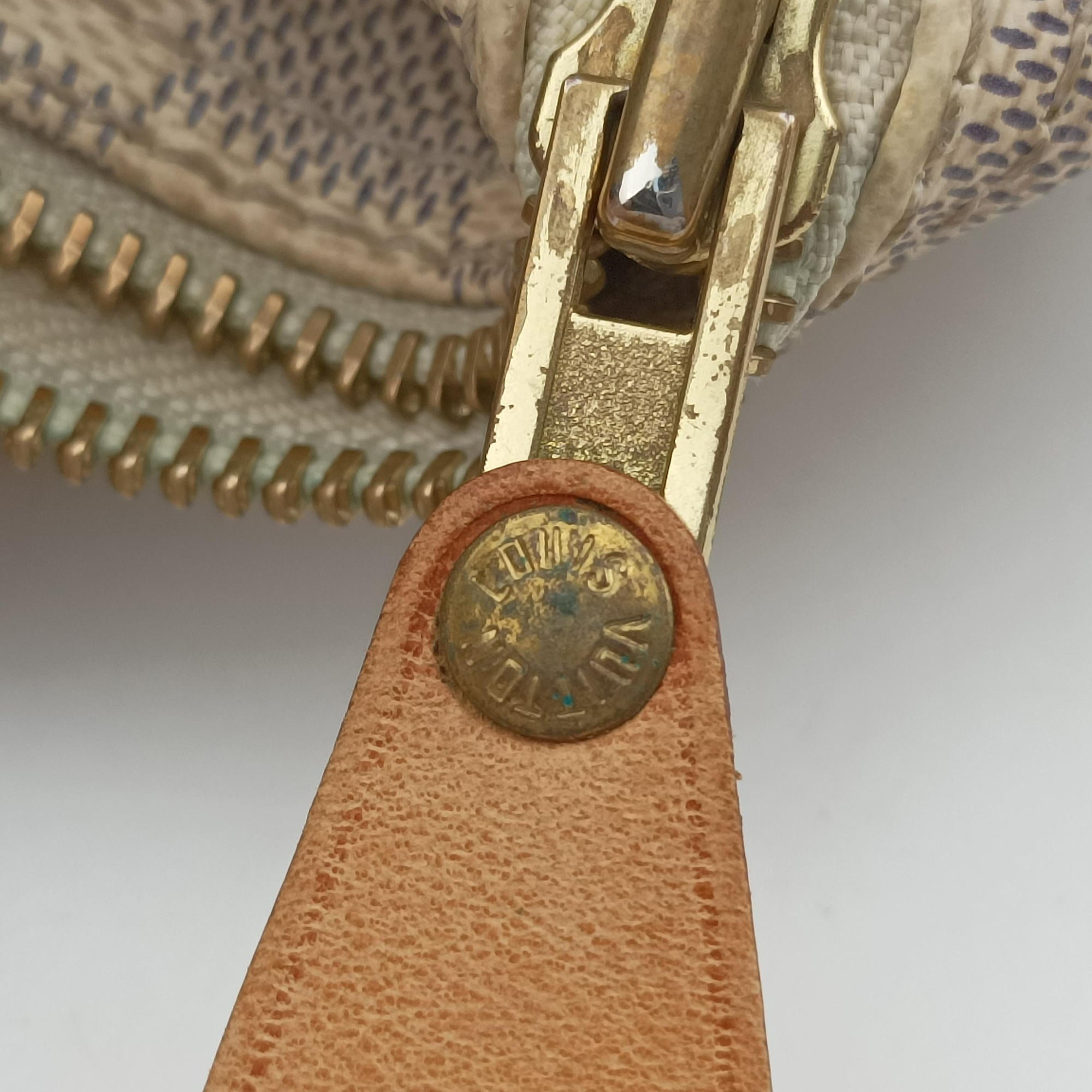 Vintage Louis Vuitton Speedy 25 AZUR Damier Canvas N41534 handbag | stylenewstar
