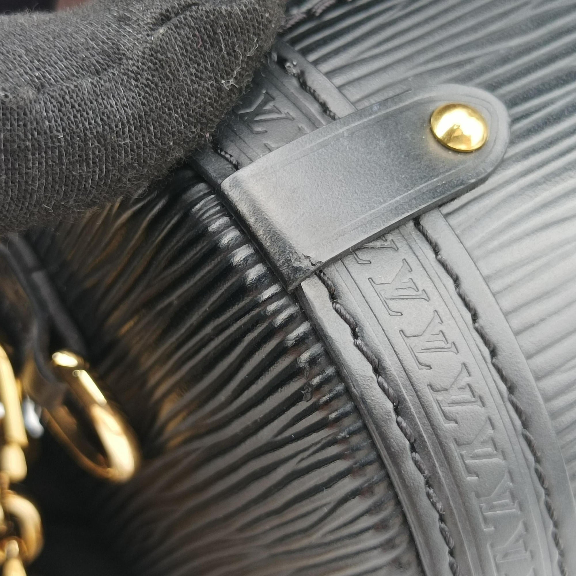 Pre-owned Louis Vuitton Papillon Trunk Noir Epi M58655 shoulderbag | stylenewstar