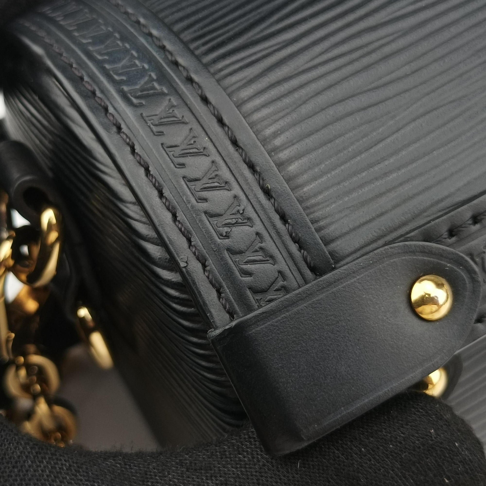 Pre-owned Louis Vuitton Papillon Trunk Noir Epi M58655 shoulderbag | stylenewstar