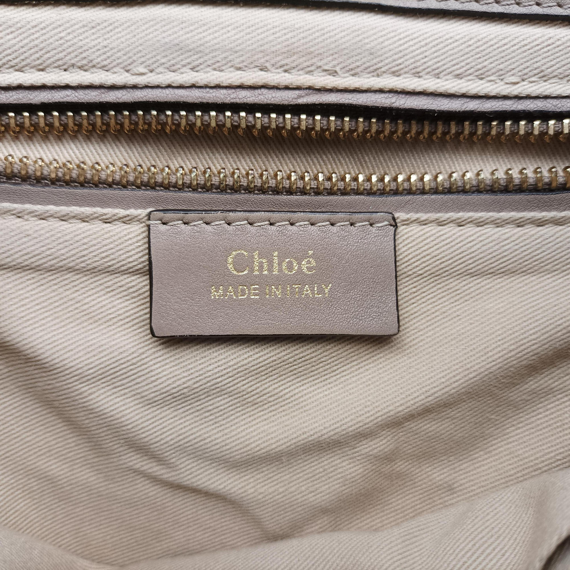 Vintage Chloe FAYE mini Grey Suede × leather  backpack/rucksack | stylenewstar