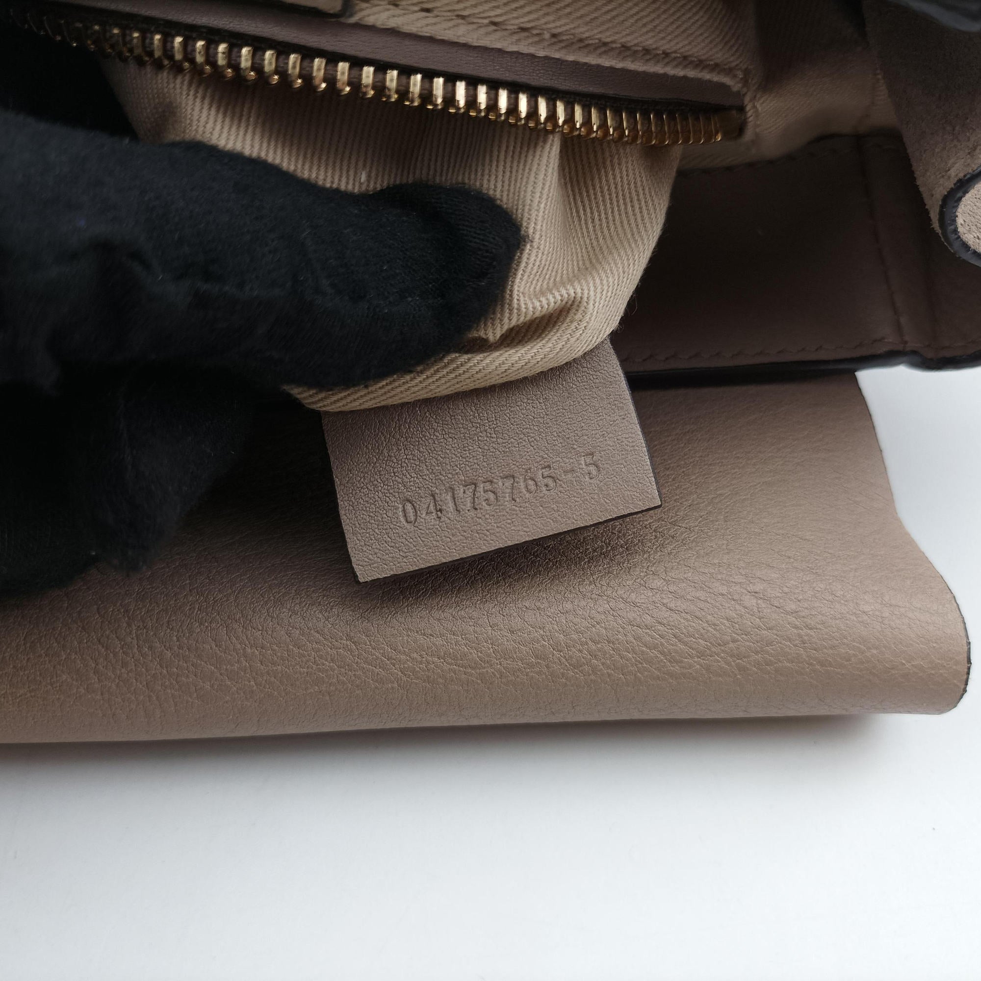 Vintage Chloe FAYE mini Grey Suede × leather  backpack/rucksack | stylenewstar