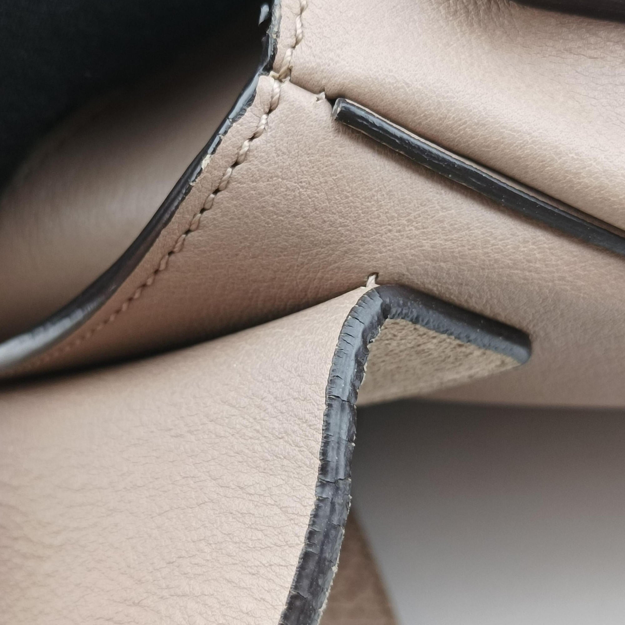 Vintage Chloe FAYE mini Grey Suede × leather  backpack/rucksack | stylenewstar