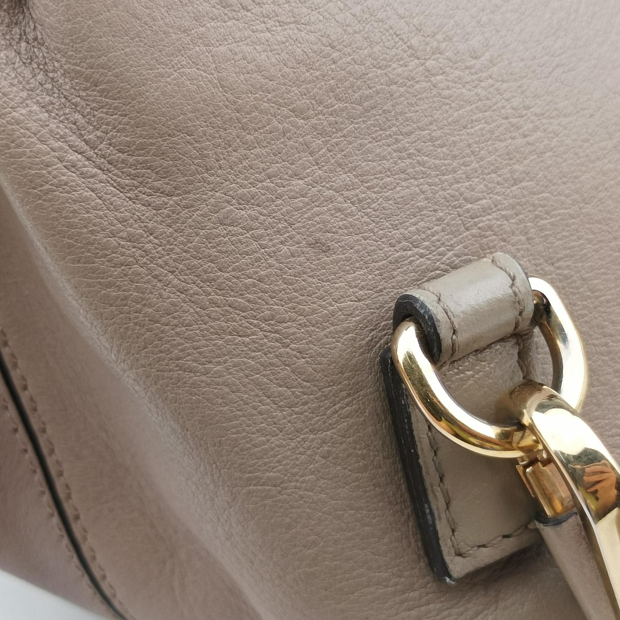Vintage Chloe FAYE mini Grey Suede × leather  backpack/rucksack | stylenewstar