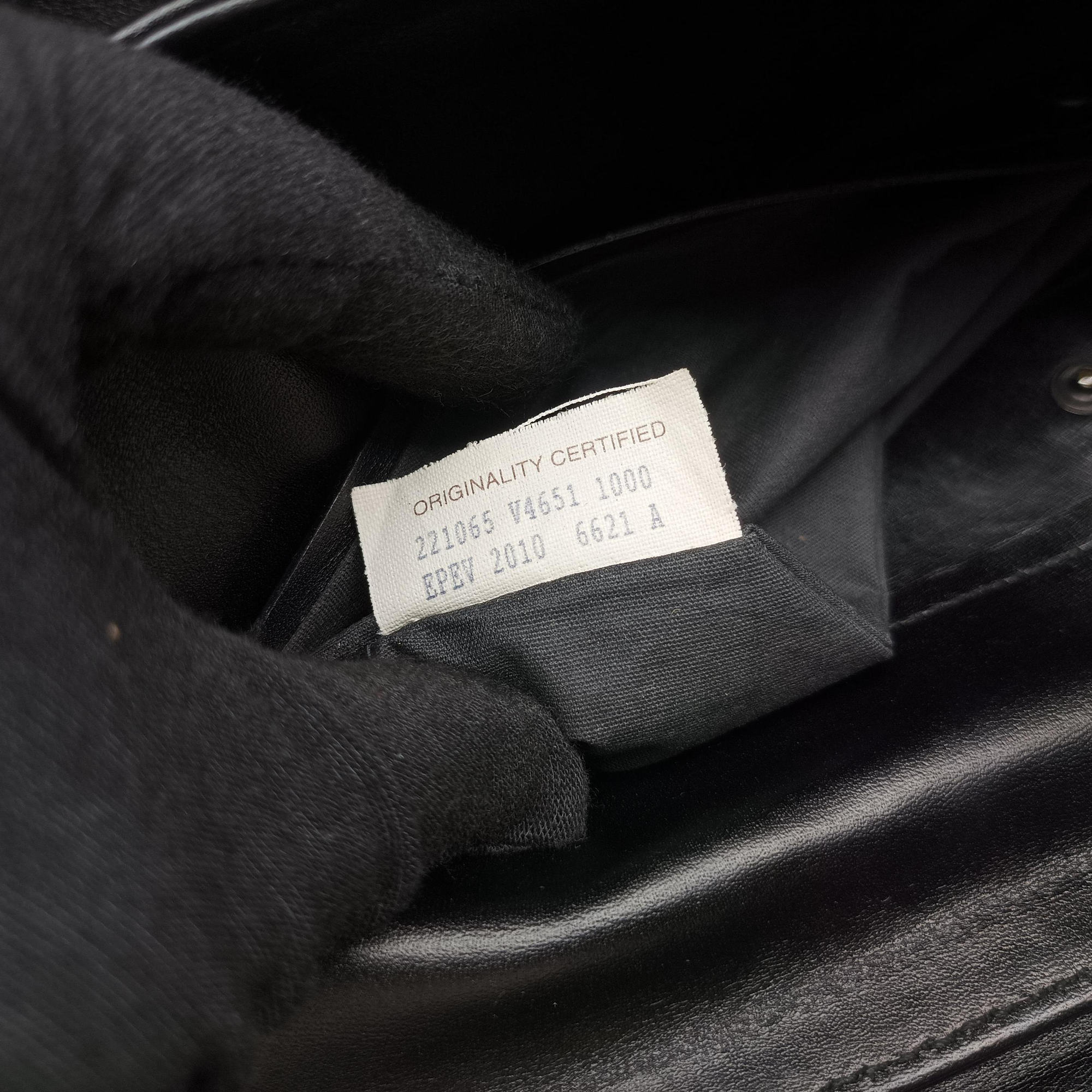 Pre-owned Bottega Veneta Intrecciato Black lambskin  shoulderbag | stylenewstar