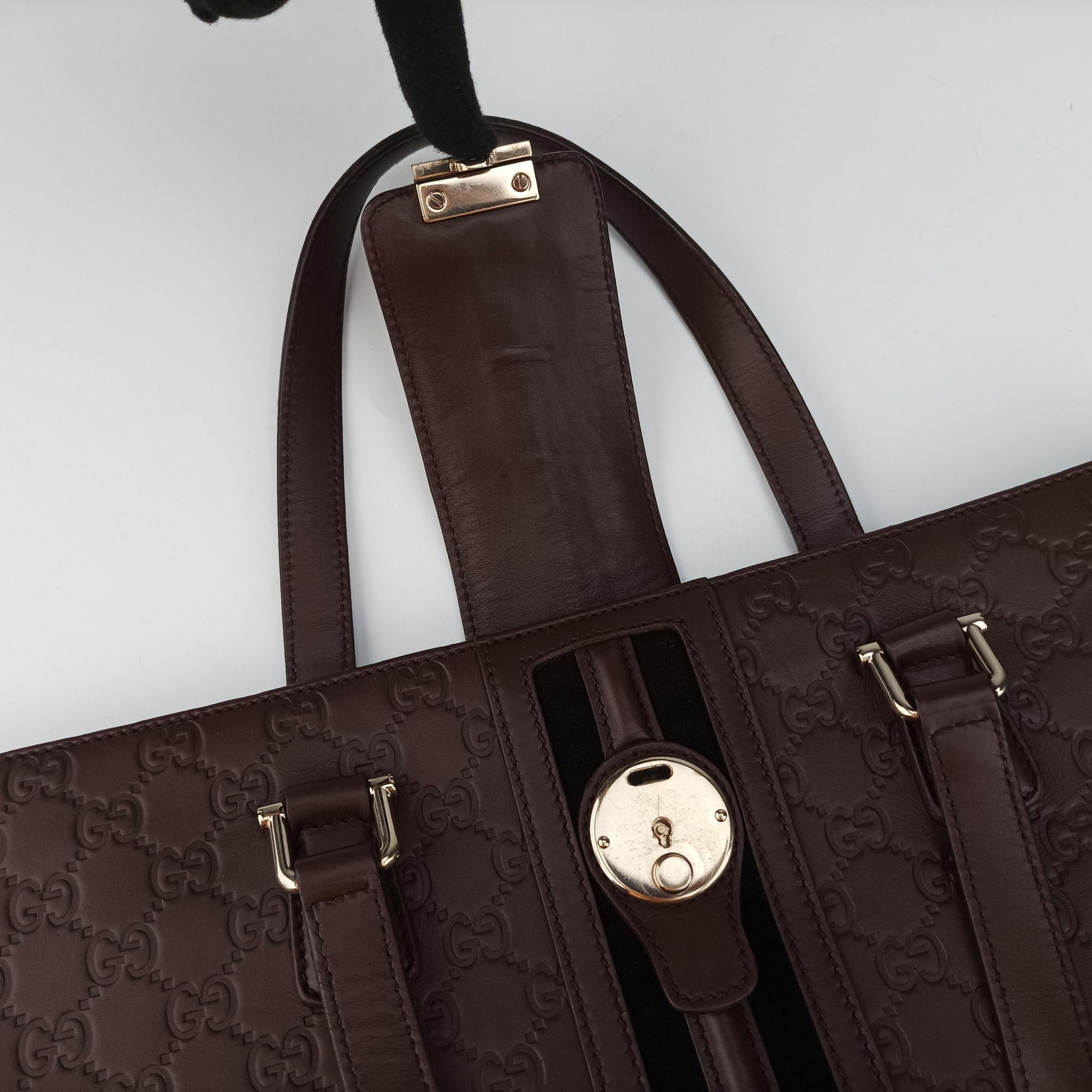 Vintage Gucci Treasure Burgundy Leather 163033 handbag | stylenewstar
