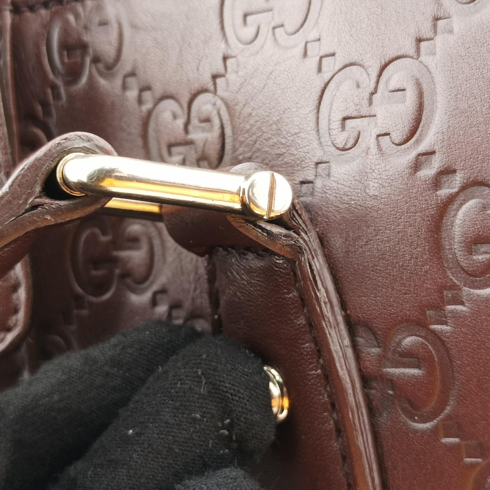 Vintage Gucci Treasure Burgundy Leather 163033 handbag | stylenewstar