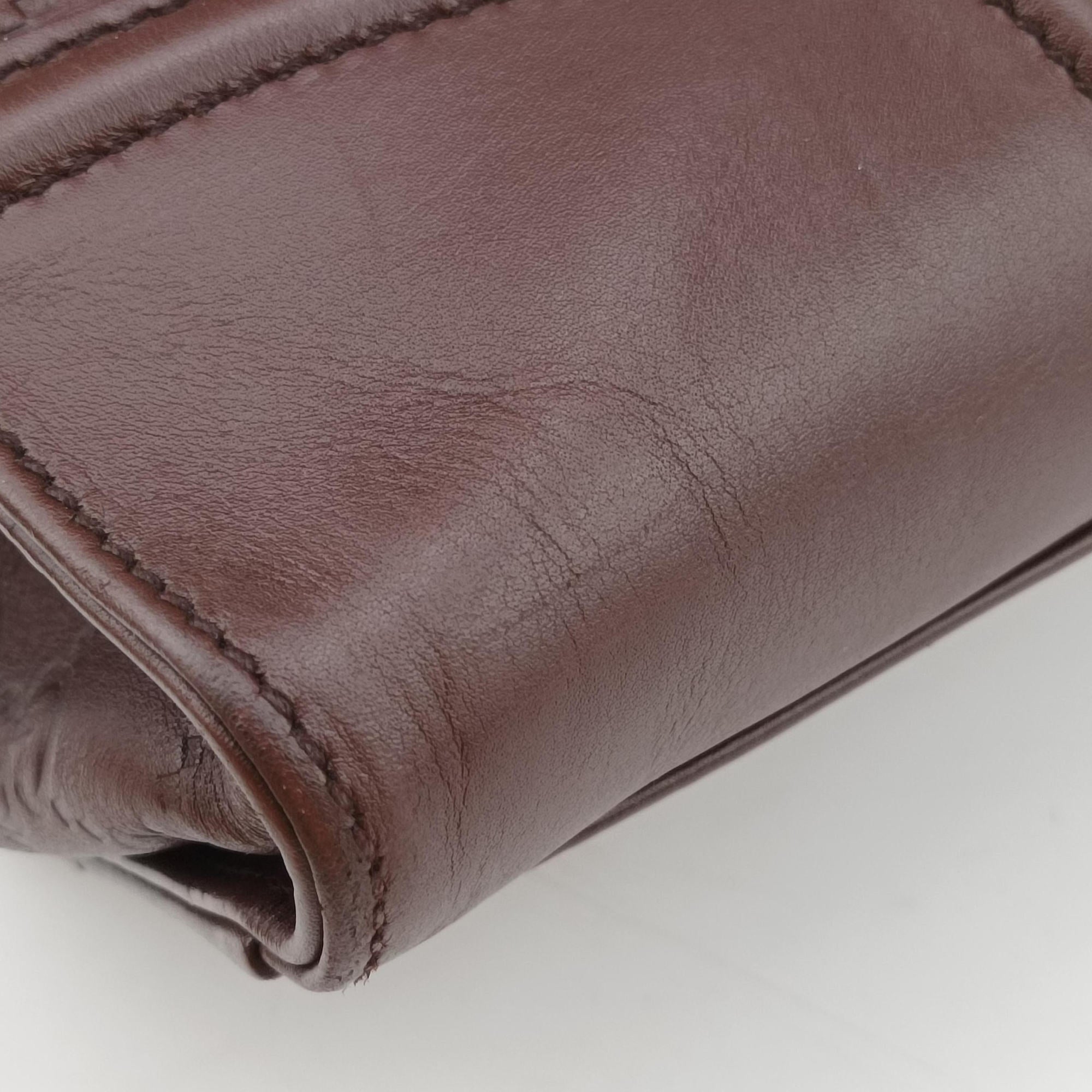 Vintage Gucci Treasure Burgundy Leather 163033 handbag | stylenewstar