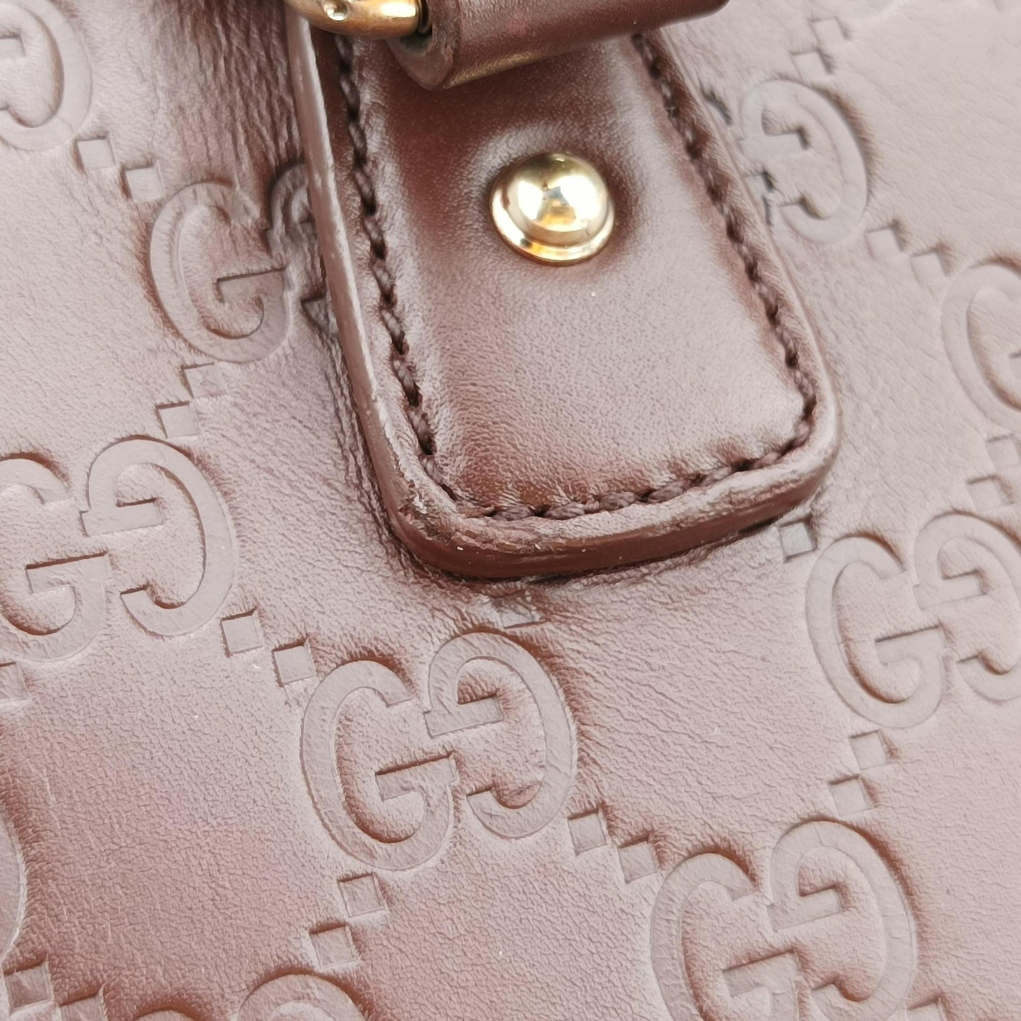 Vintage Gucci Treasure Burgundy Leather 163033 handbag | stylenewstar