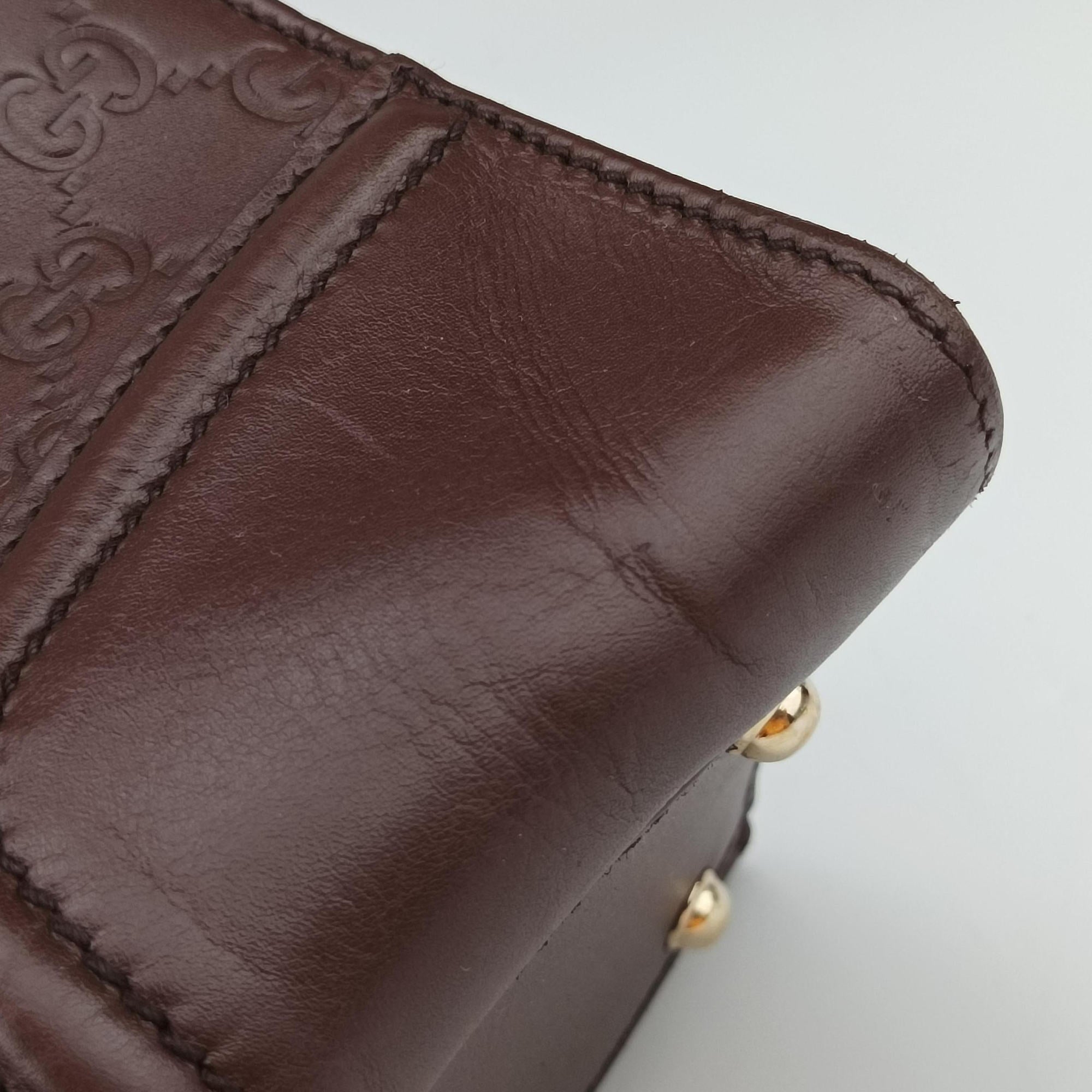 Vintage Gucci Treasure Burgundy Leather 163033 handbag | stylenewstar