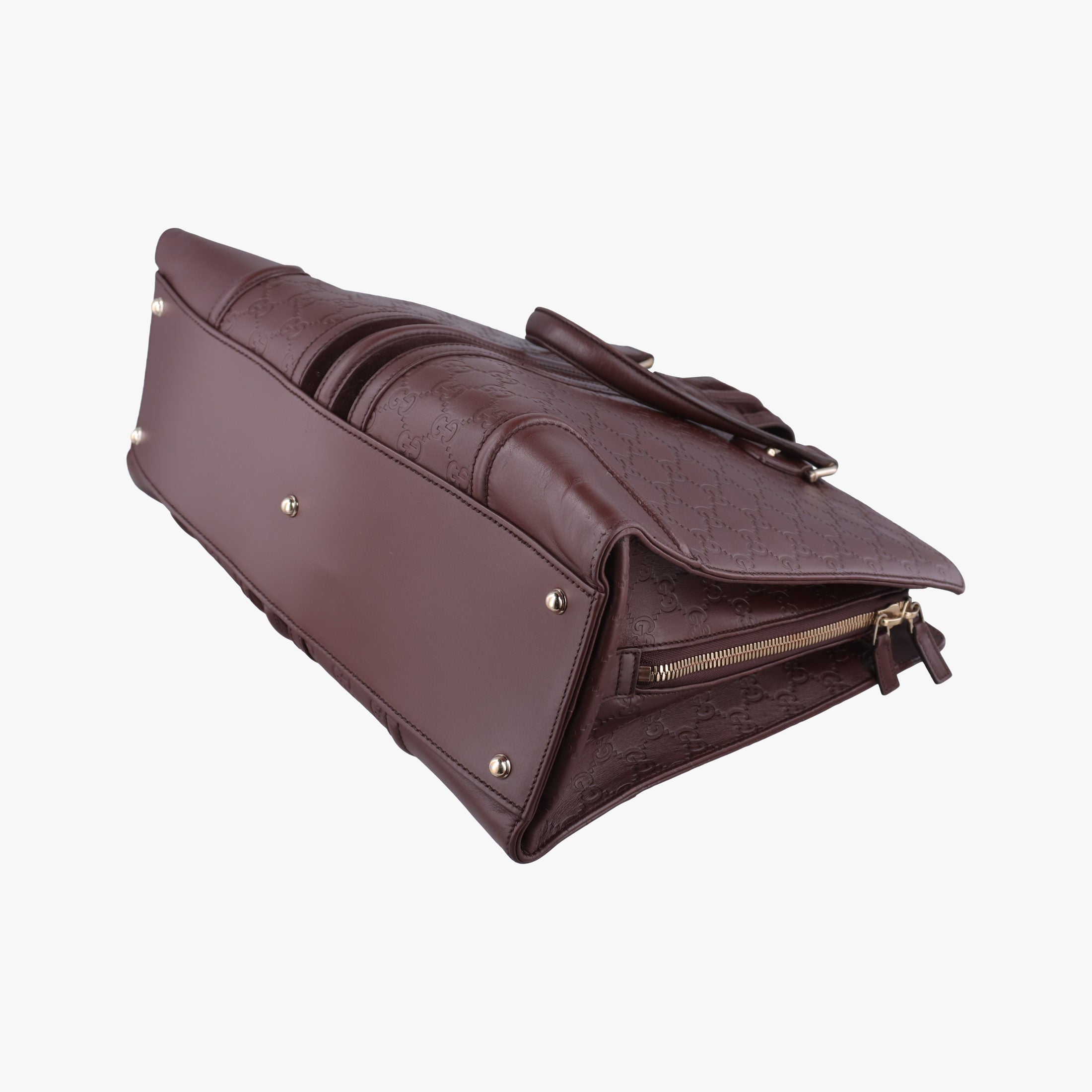 Vintage Gucci Treasure Burgundy Leather 163033 handbag | stylenewstar